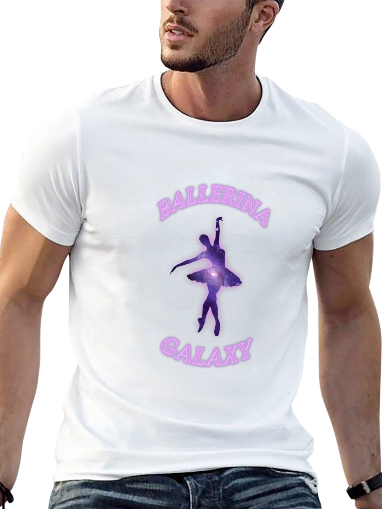 Ballerina Galaxy Graphic T-Shirt