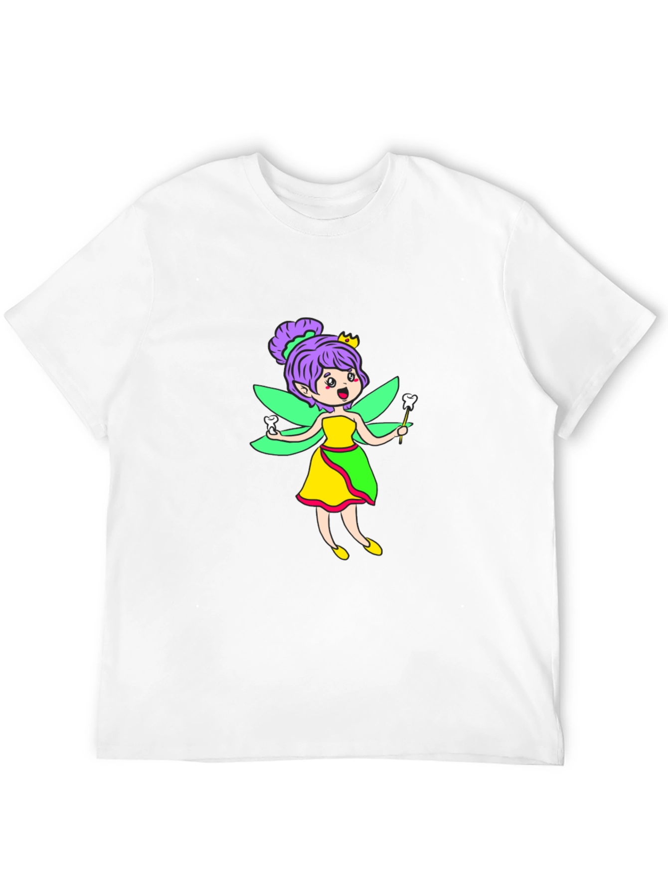 Tooth Fairy Graphic Tee - Black Cotton Shirt