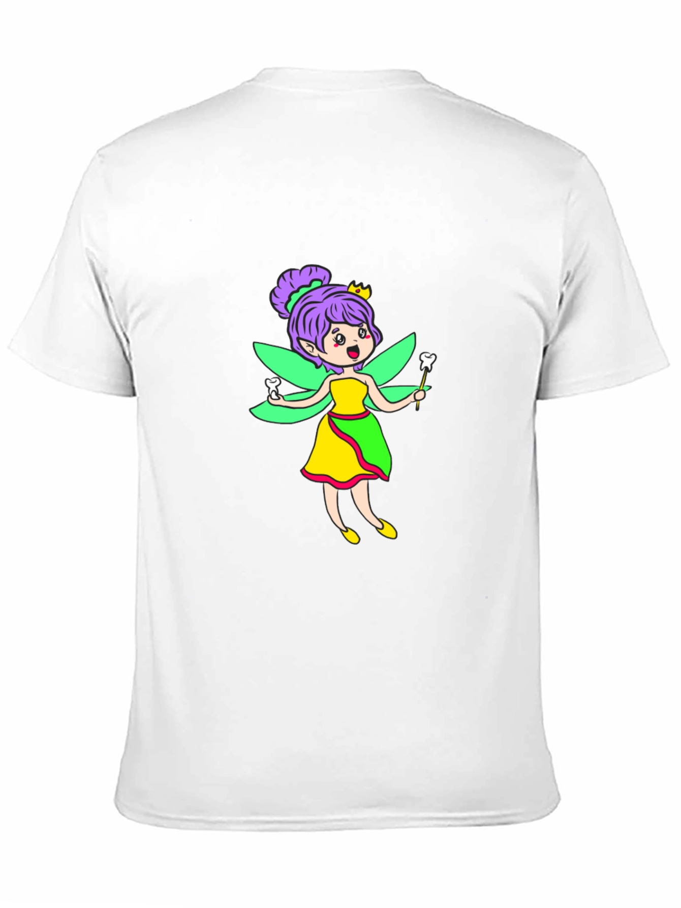Tooth Fairy Graphic Tee - Black Cotton Shirt