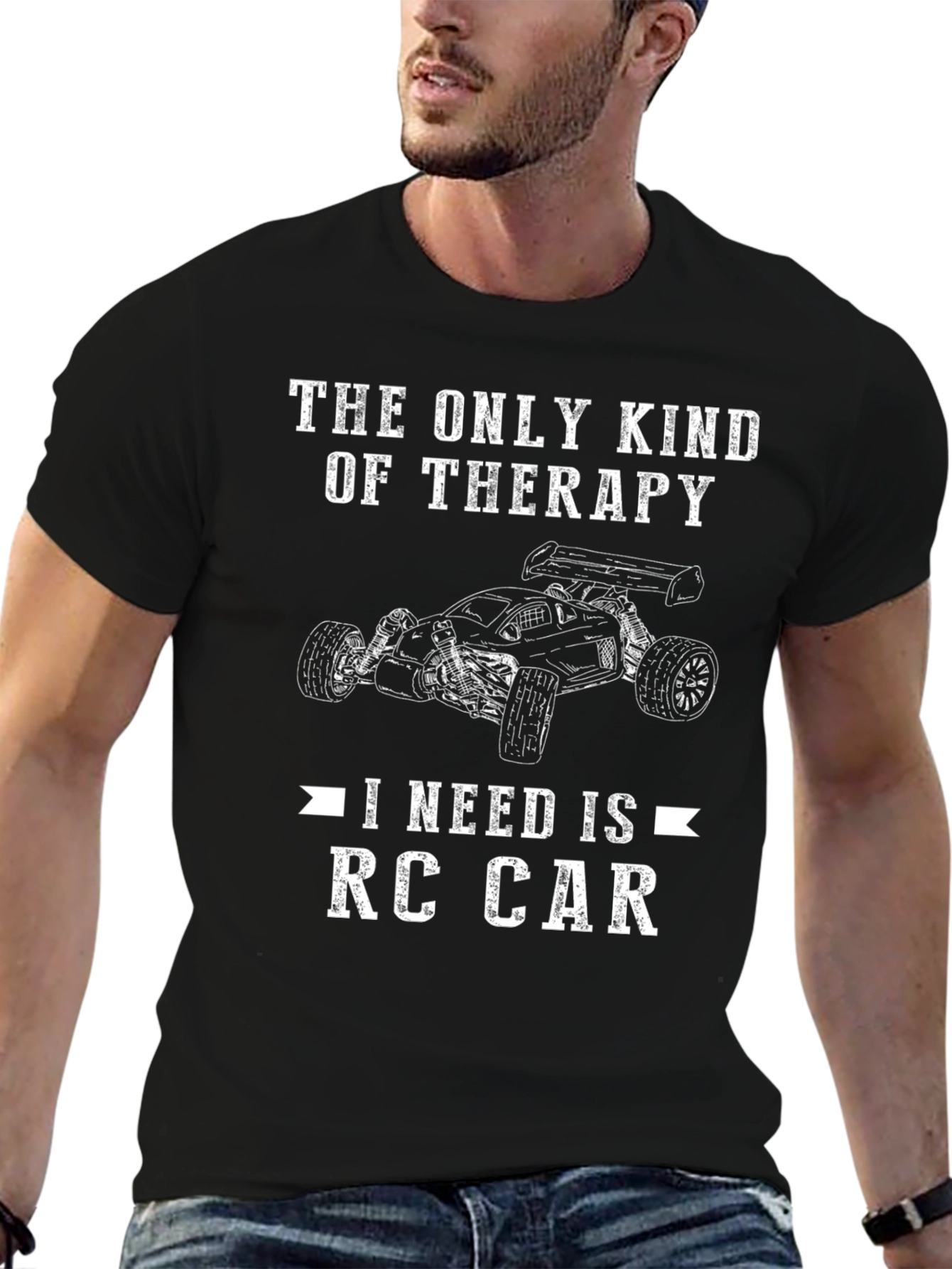 RC Car Therapy Graphic Tee