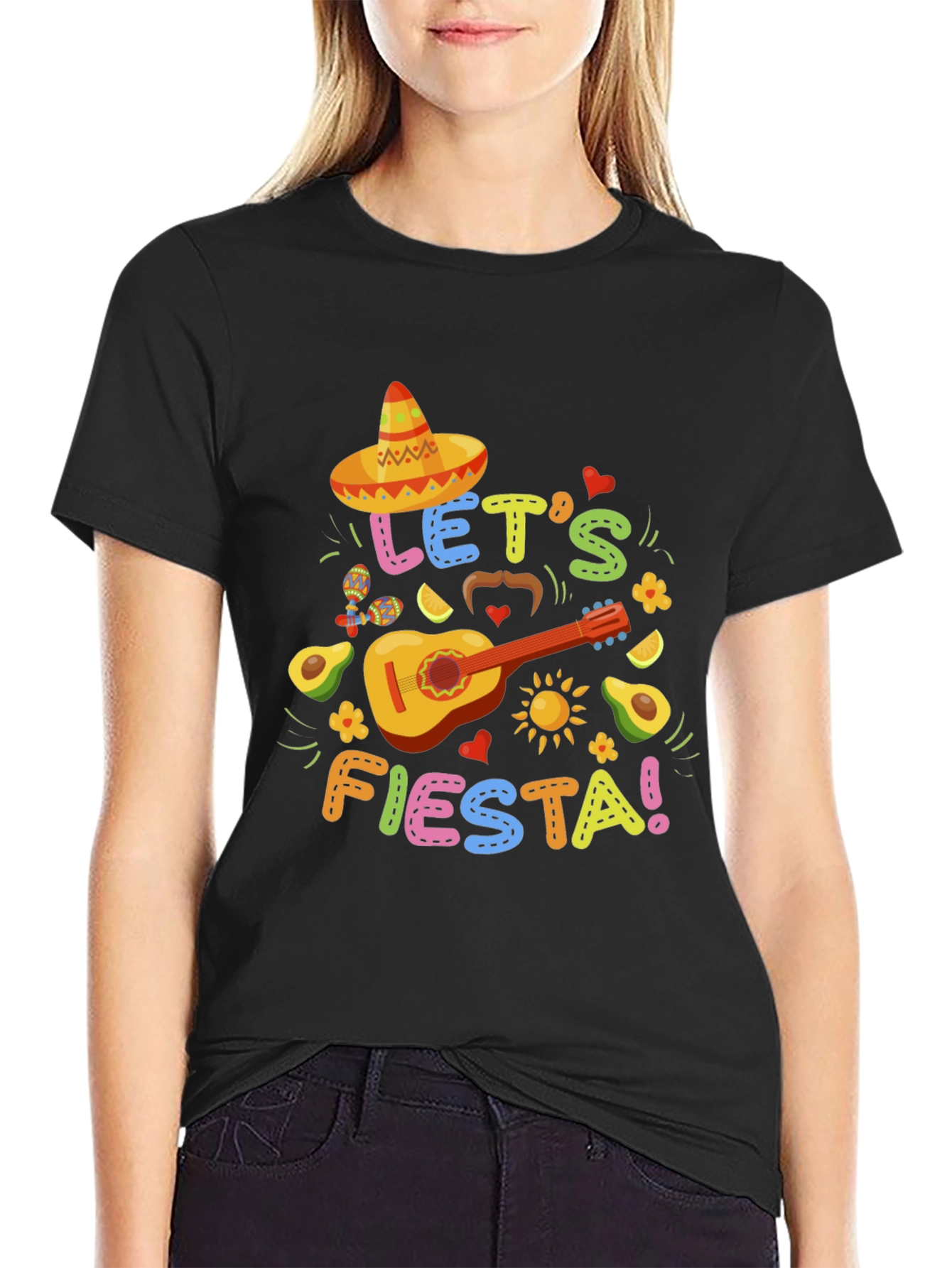 Lets Fiesta Graphic T-Shirt - Cinco de Mayo