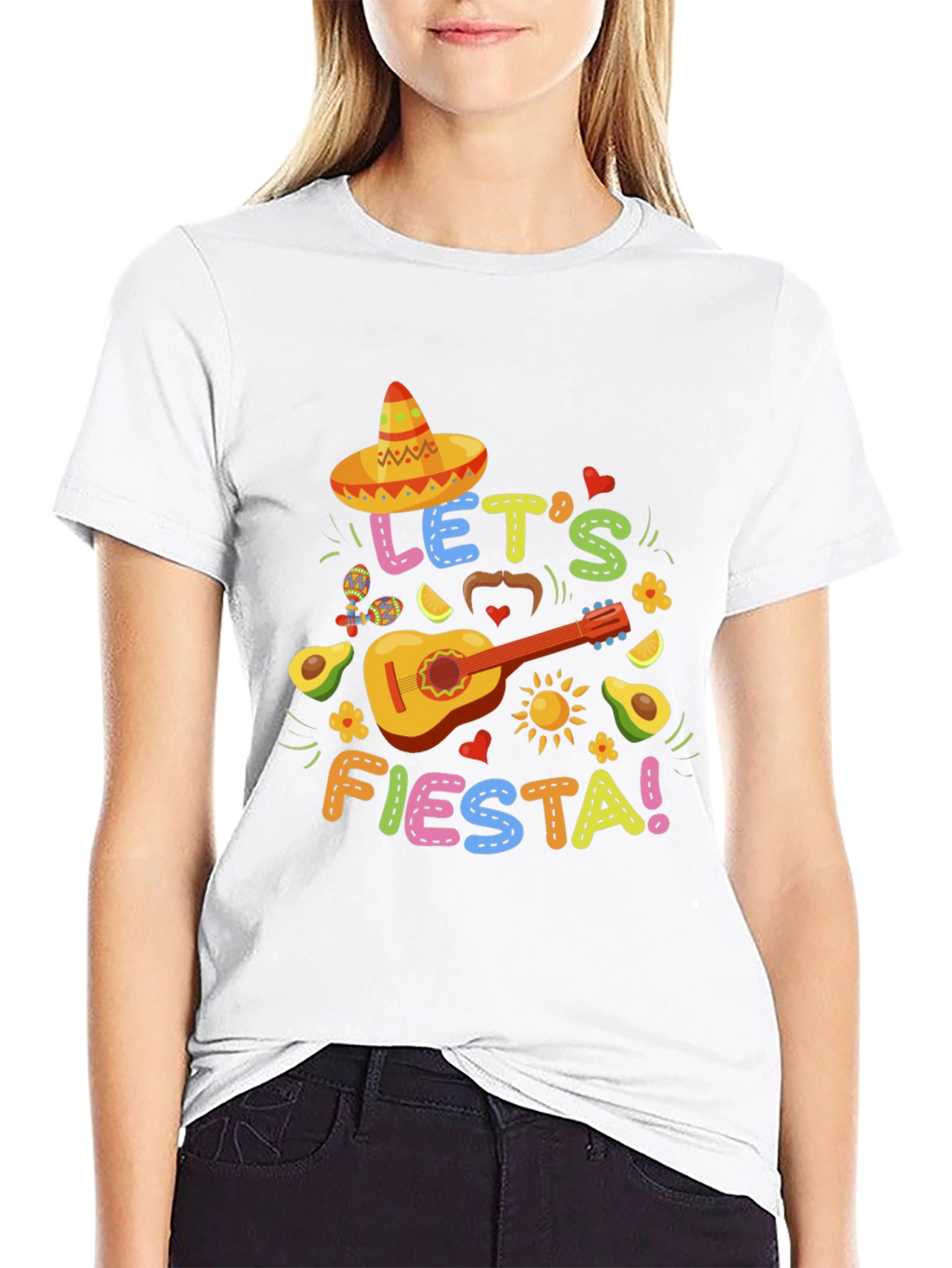 Lets Fiesta Graphic T-Shirt - Cinco de Mayo