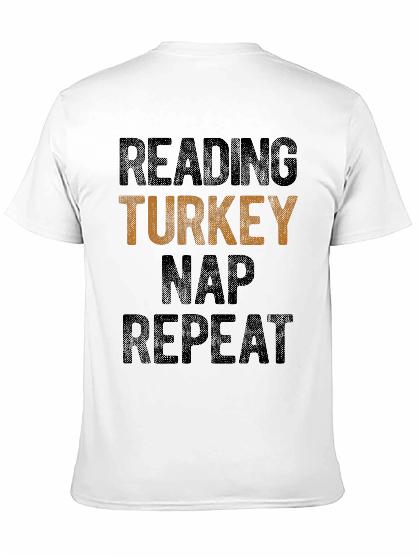 Reading Turkey Nap Repeat Black T-Shirt