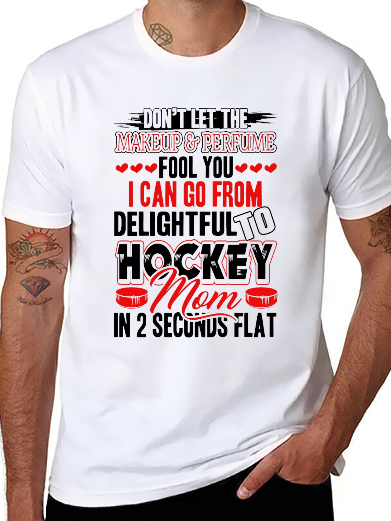 Hockey Mom Graphic T-Shirt