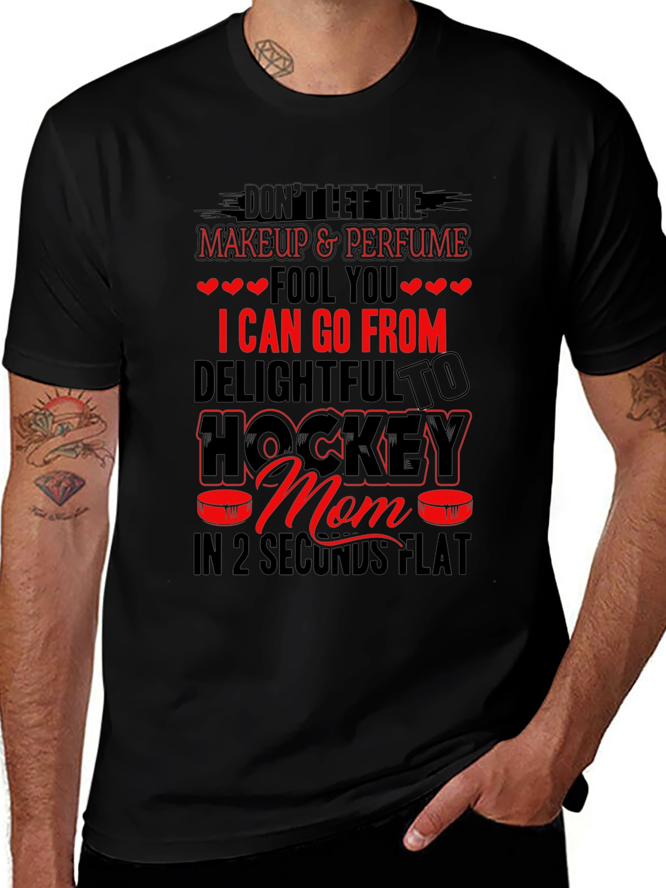 Hockey Mom Graphic T-Shirt