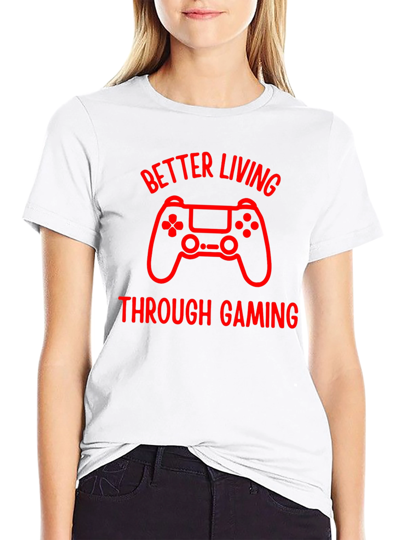 Better Living Through Gaming Graphic Tee