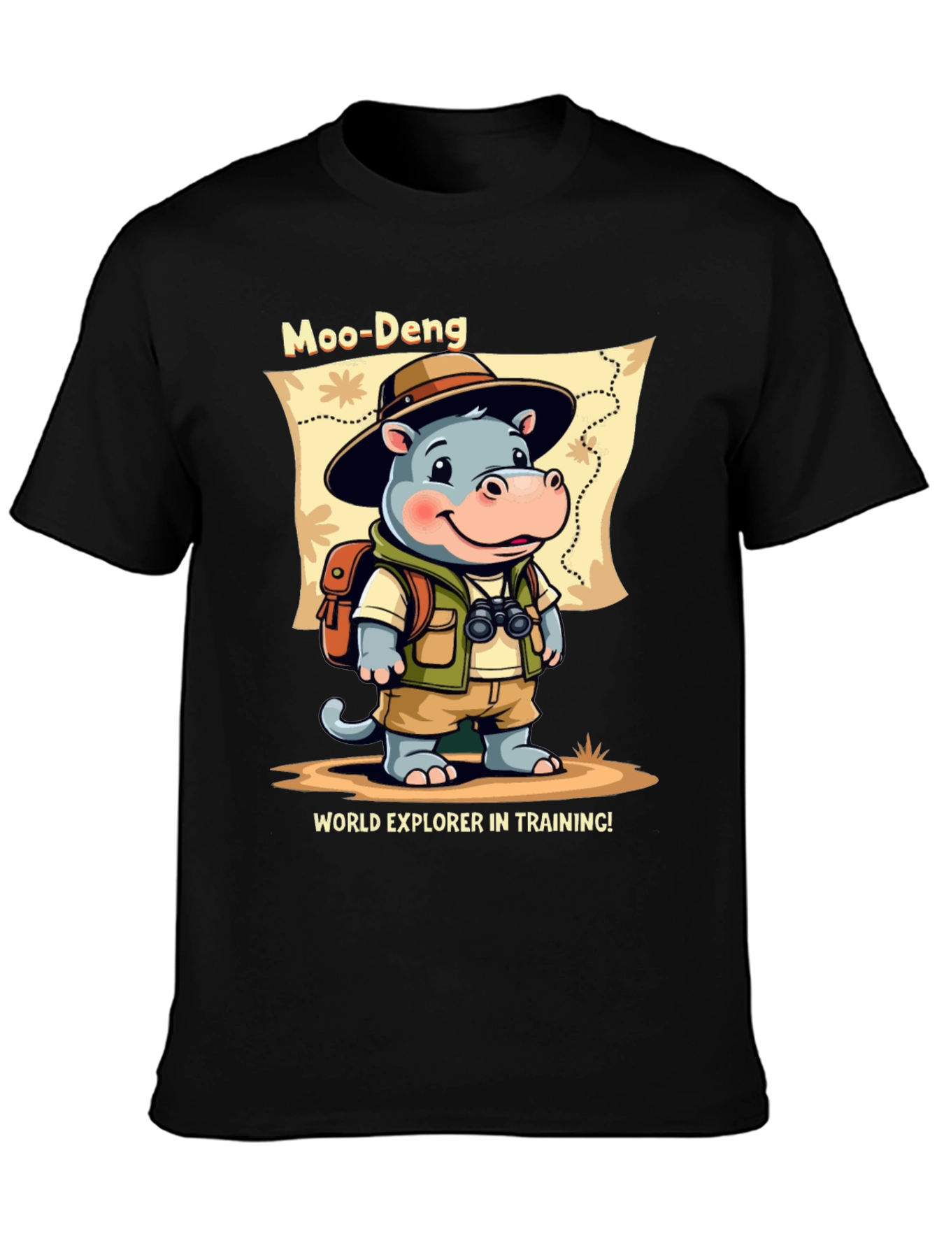 Moo-Deng World Explorer T-Shirt