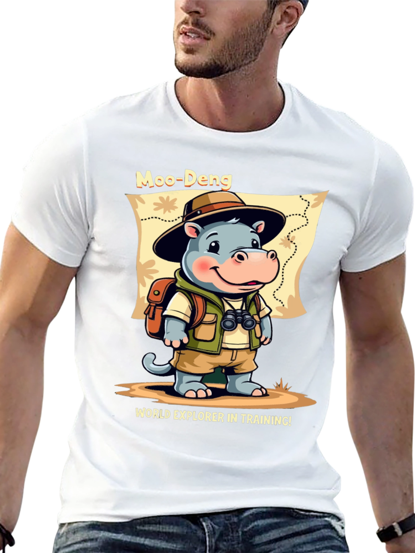 Moo-Deng World Explorer T-Shirt