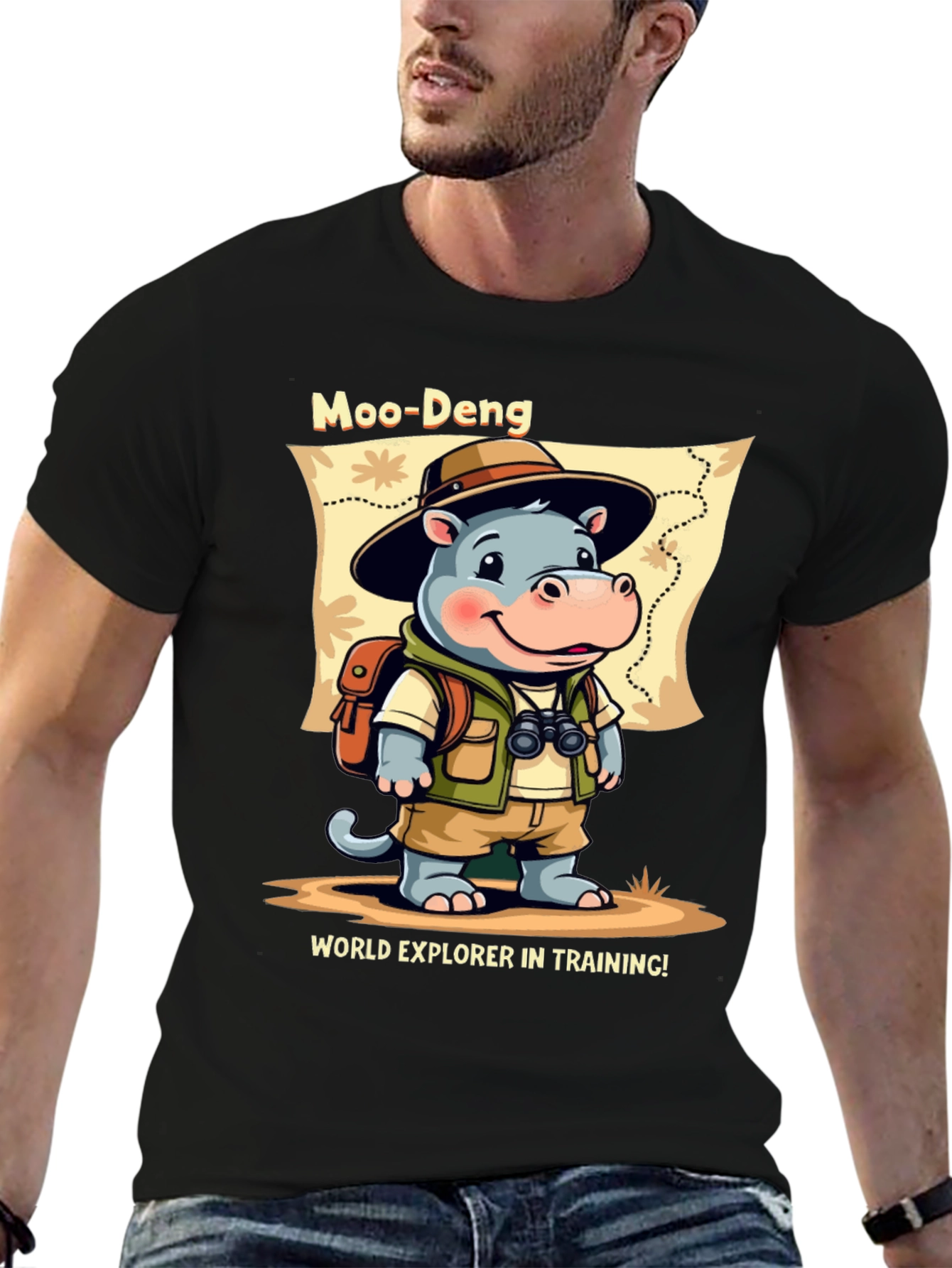 Moo-Deng World Explorer T-Shirt