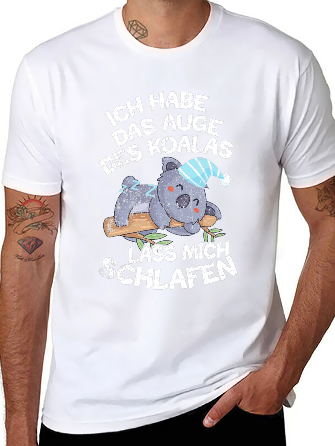 Funny Koala Sleep T-Shirt - Lass Mich Schlafen