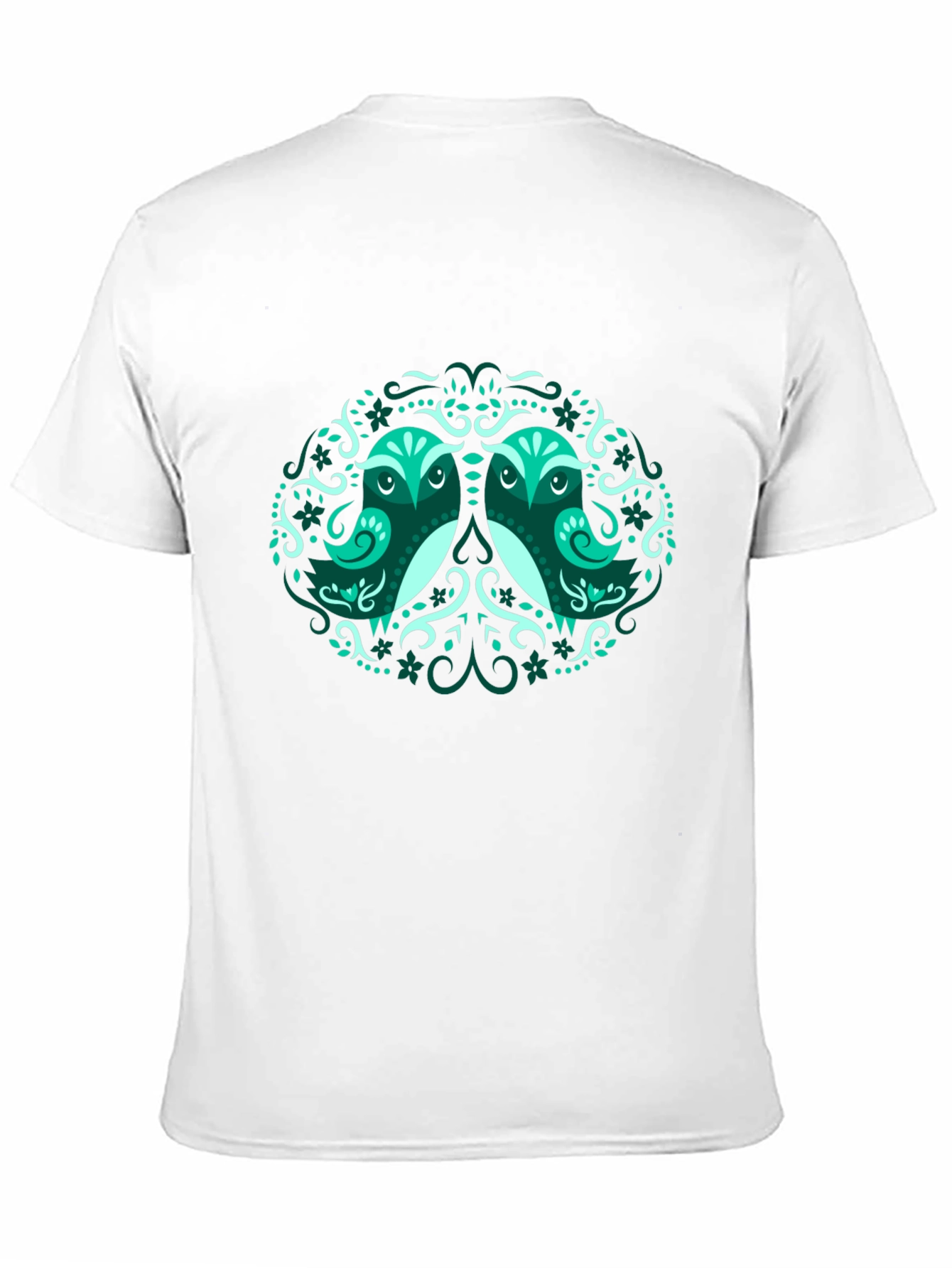 Unique Owl Graphic T-Shirt - Black