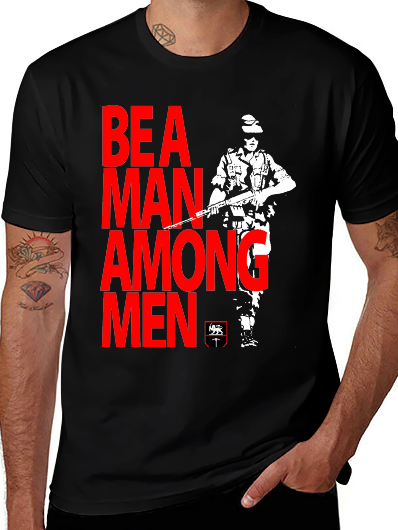 Be A Man Among Men Graphic T-Shirt