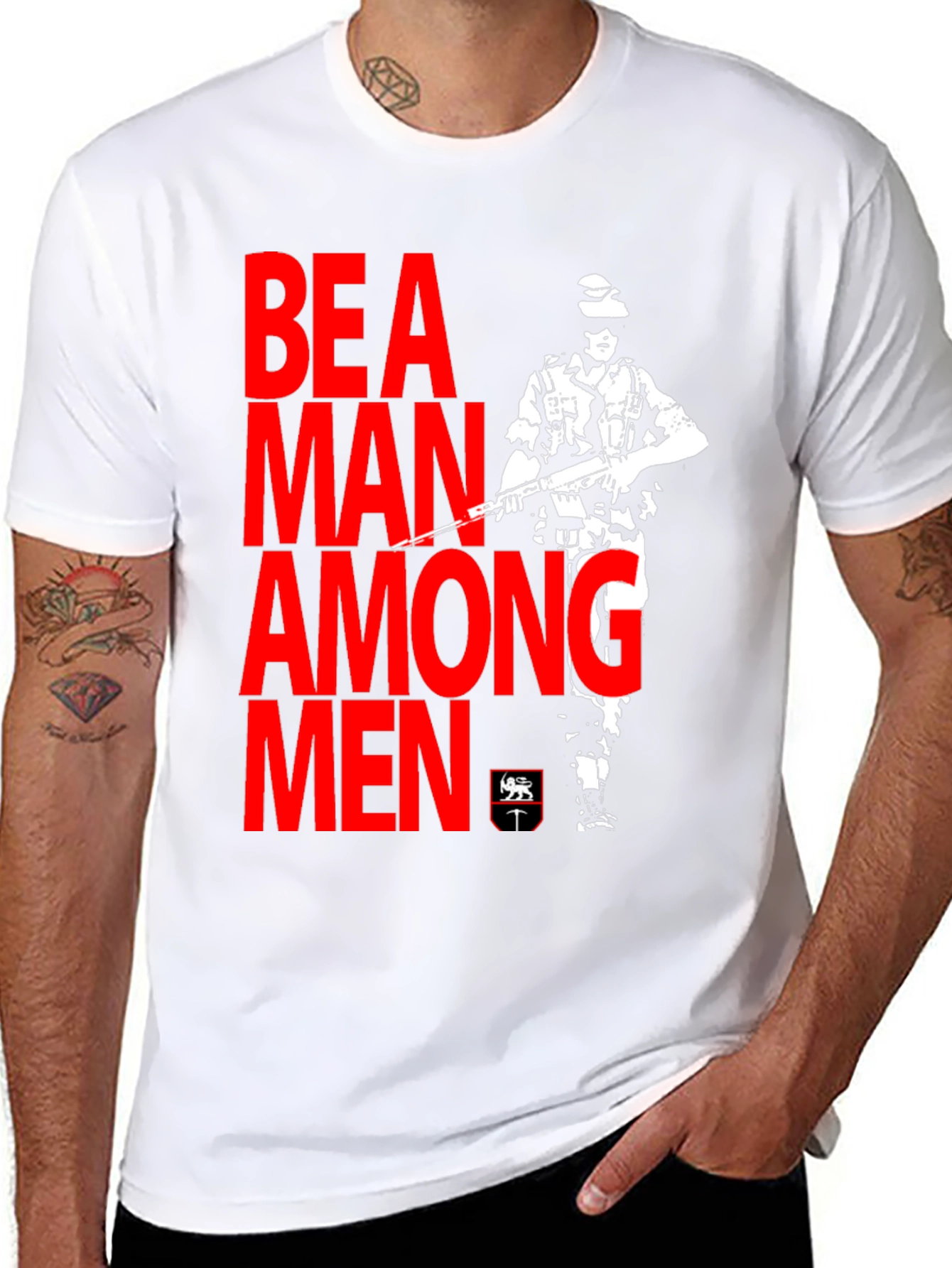 Be A Man Among Men Graphic T-Shirt