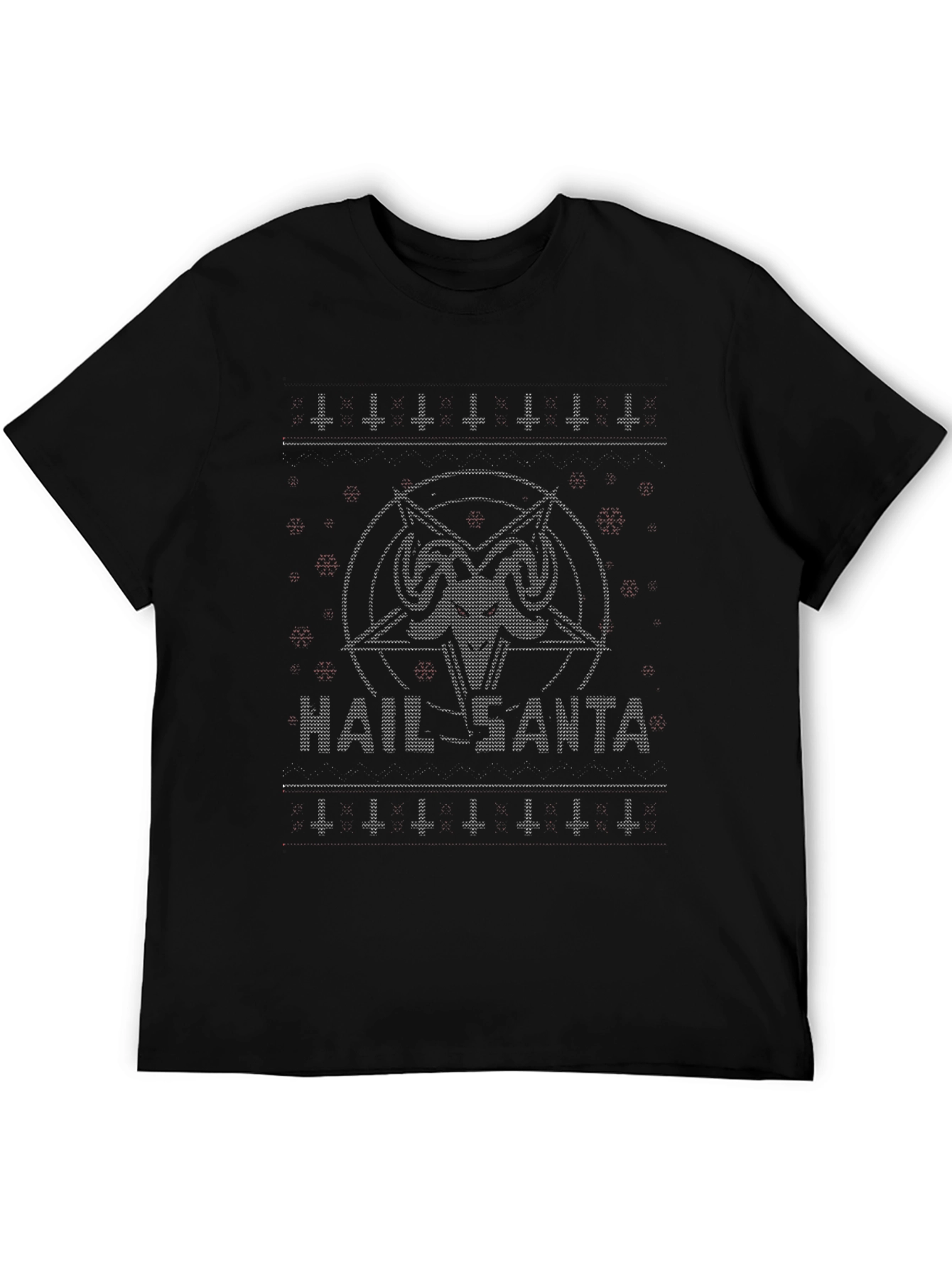 Hail Santa T-Shirt - Inverted Cross Christmas