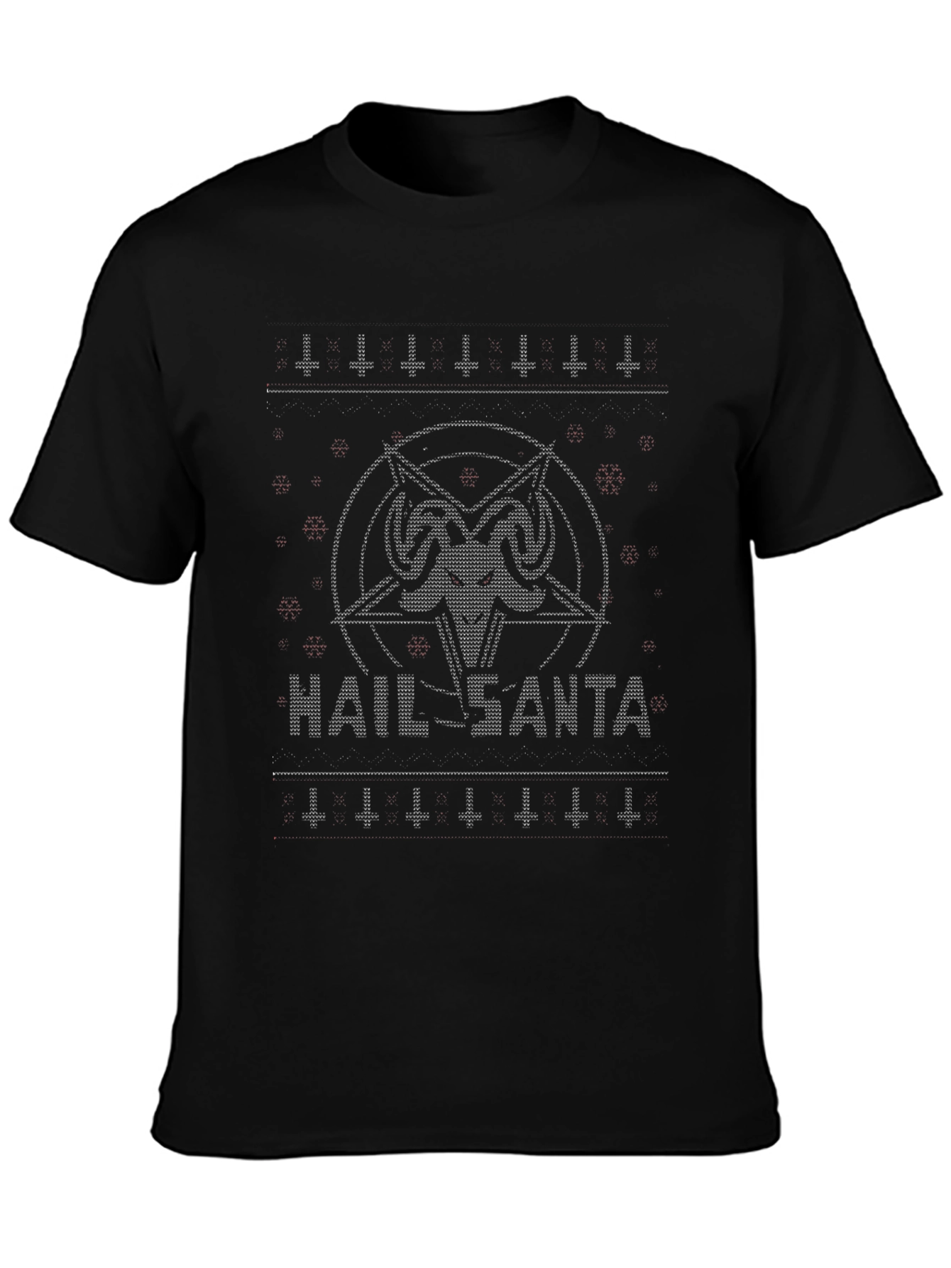 Hail Santa T-Shirt - Inverted Cross Christmas