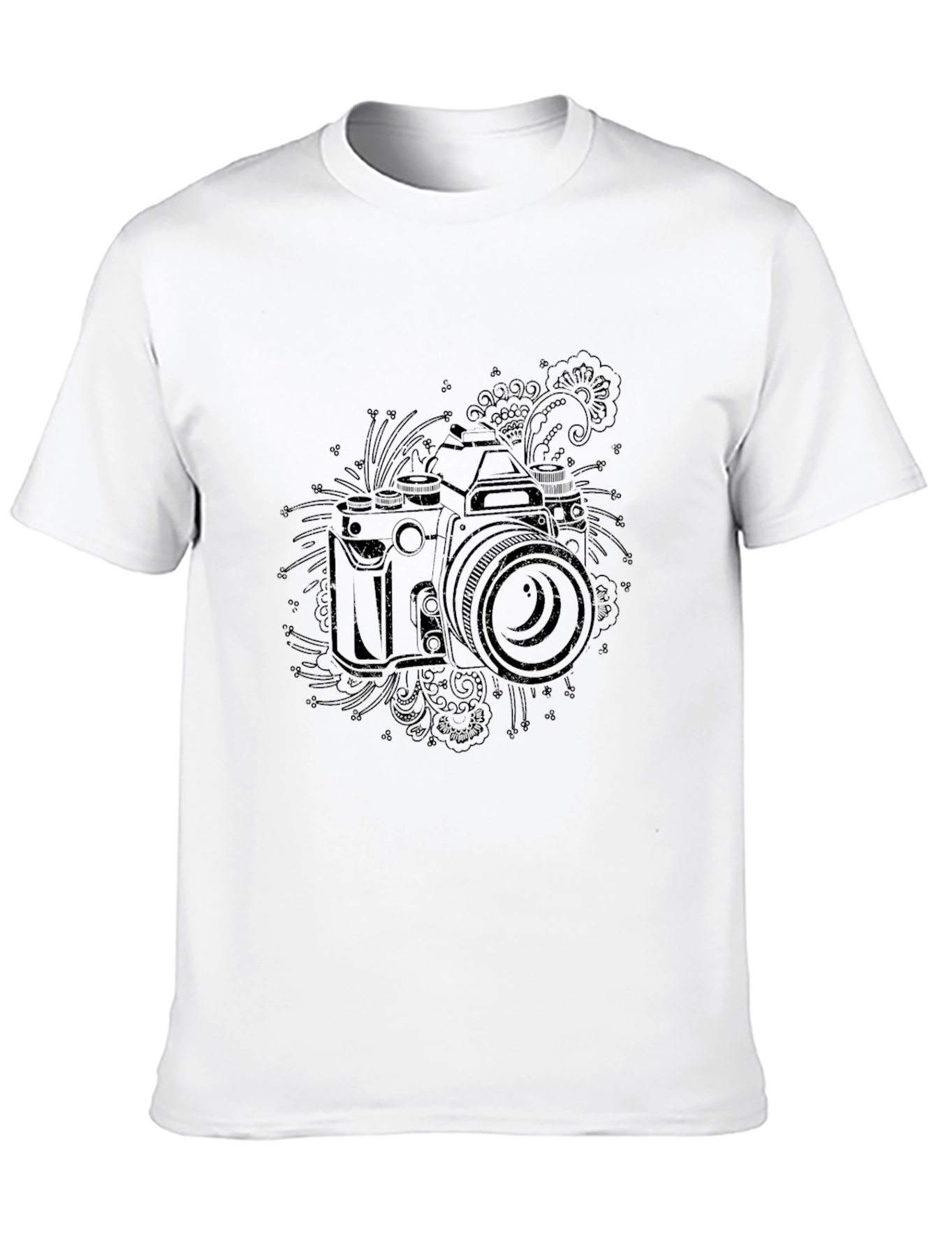 Camera Graphic Black T-Shirt