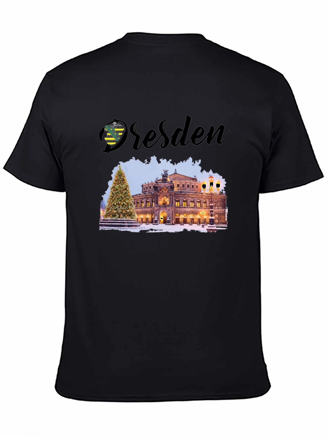 Dresden T-Shirt - Germany Winter Scene