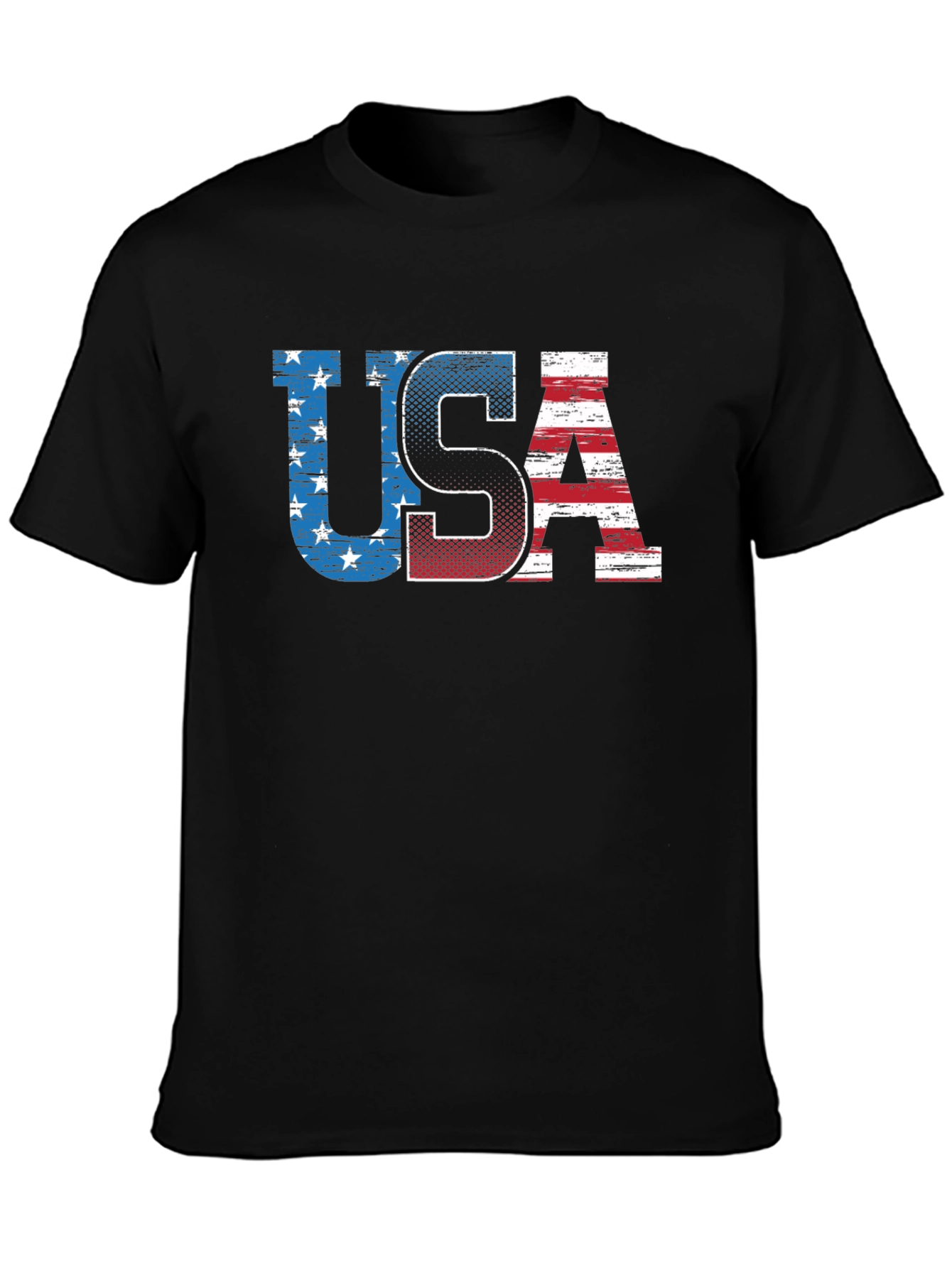 USA Flag Graphic T-Shirt - Patriotic American Pride