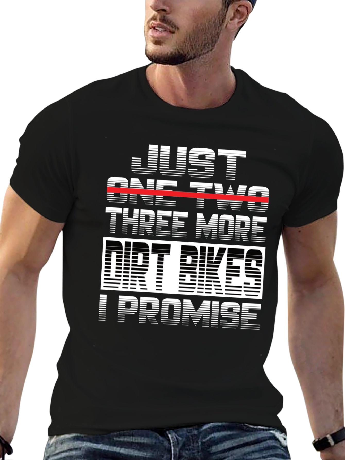 Dirt Bikes Promise Graphic Tee - Black