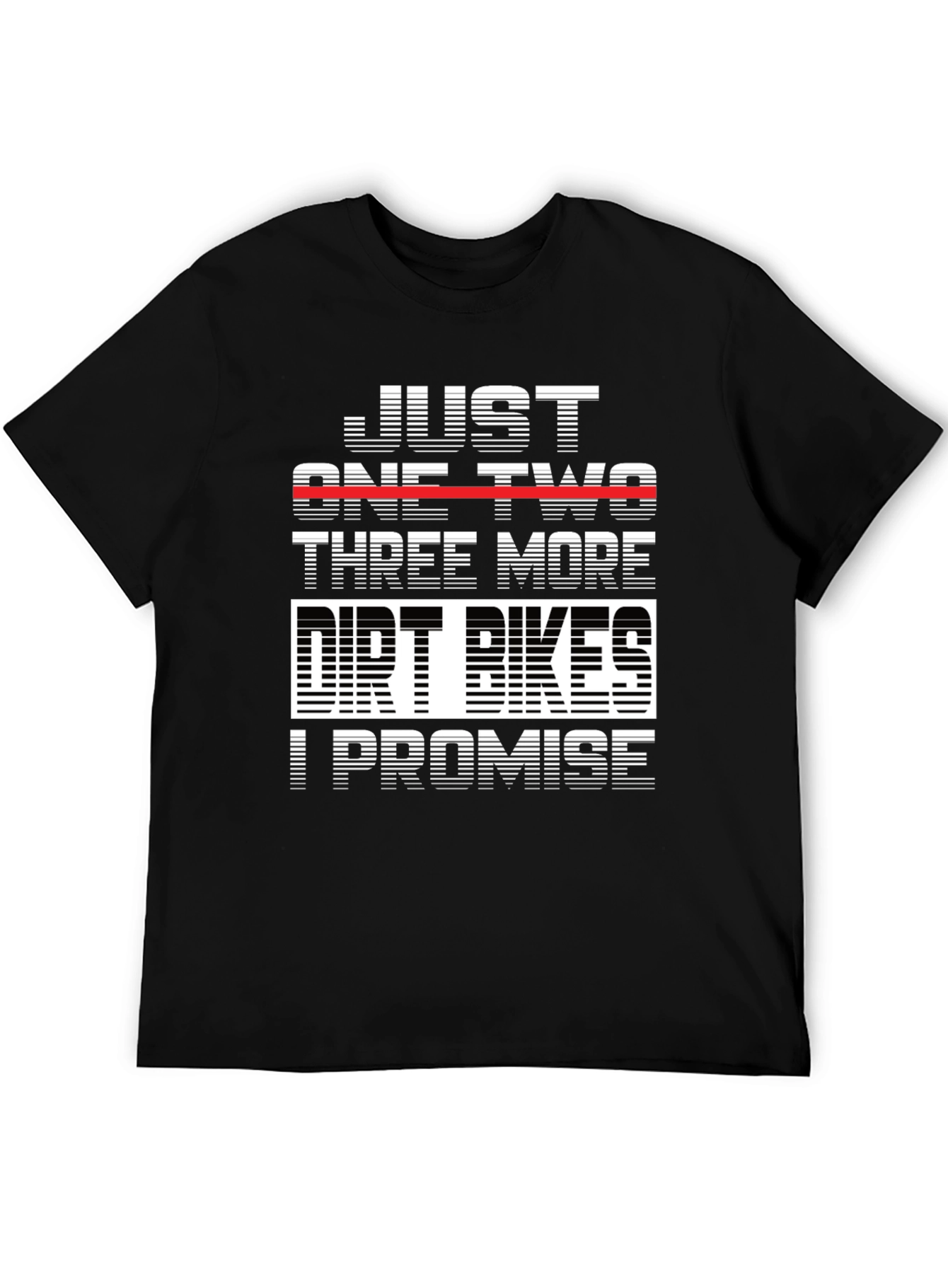 Dirt Bikes Promise Graphic Tee - Black