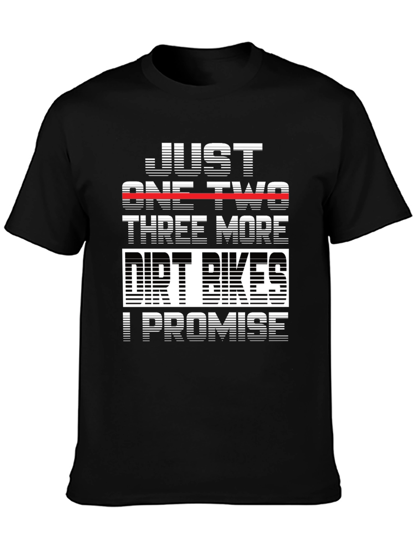 Dirt Bikes Promise Graphic Tee - Black