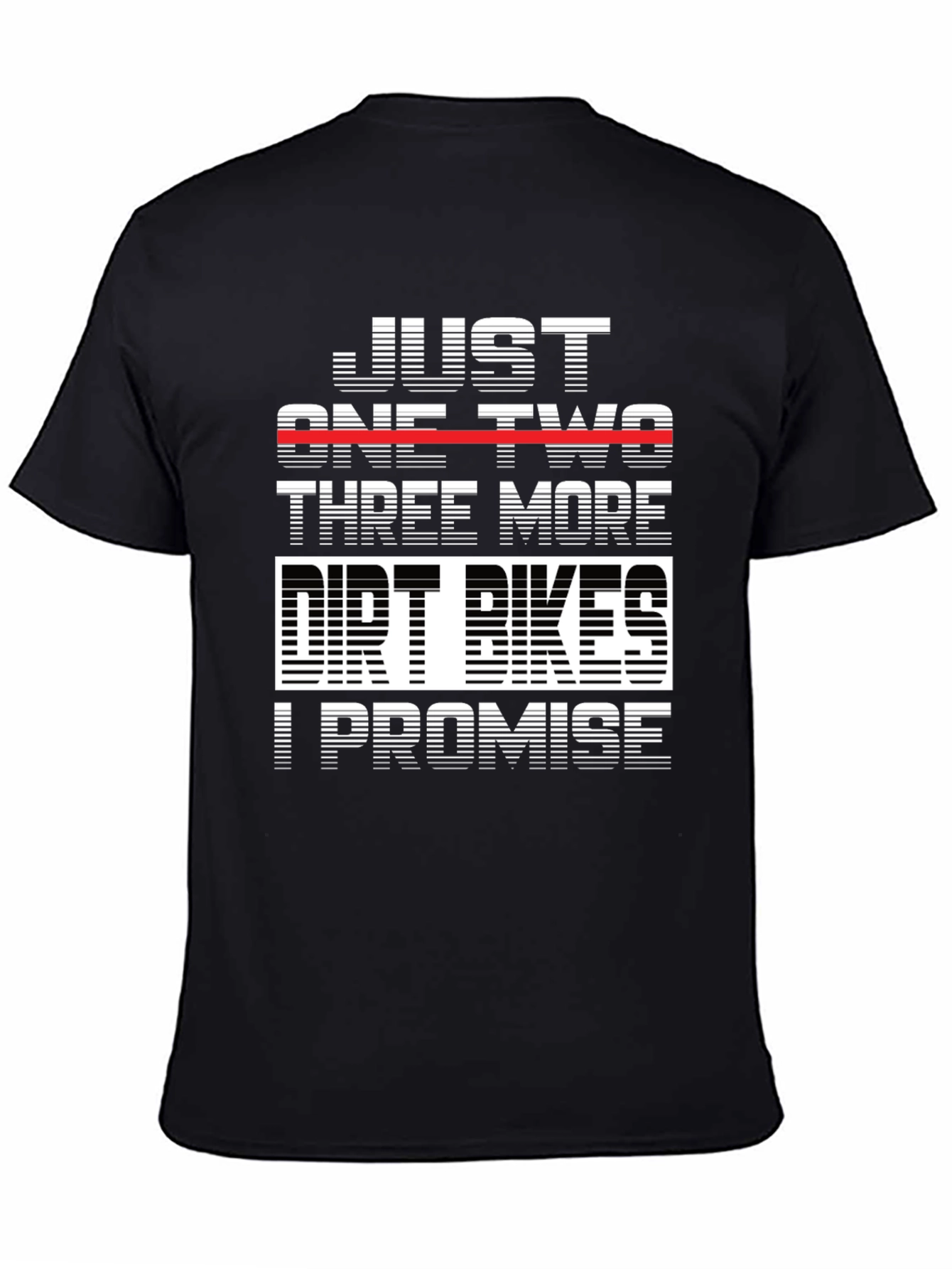 Dirt Bikes Promise Graphic Tee - Black