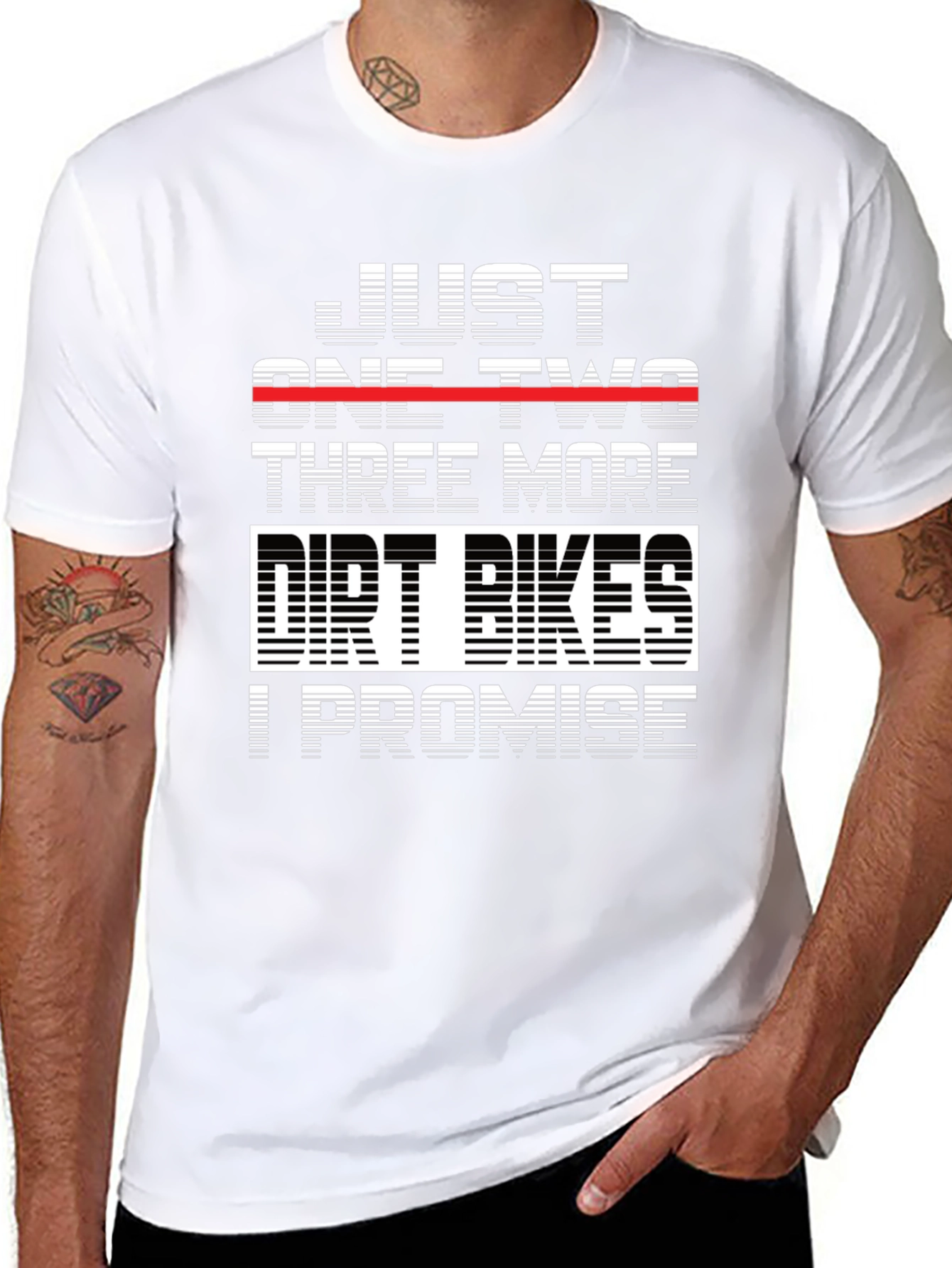 Dirt Bikes Promise Graphic Tee - Black