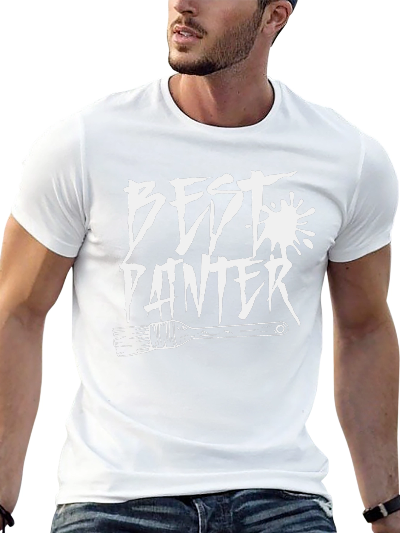 Best Painter Graphic T-Shirt - Black