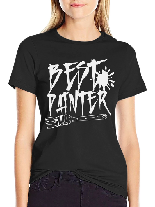 Best Painter Graphic T-Shirt - Black