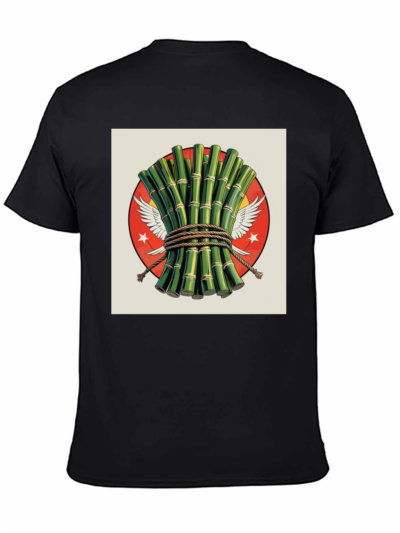 Bamboo Graphic Tee - Stylish Unique Design