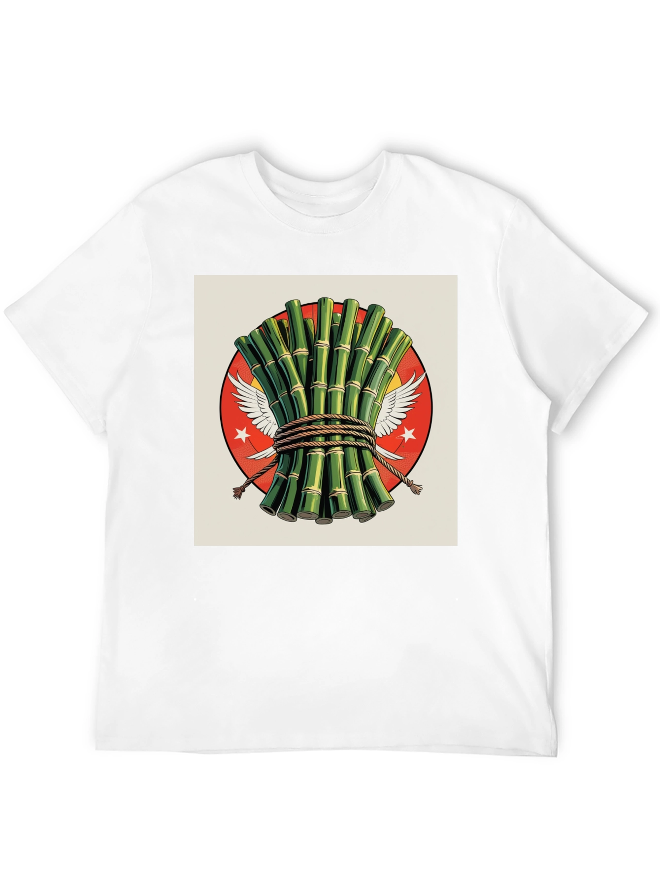 Bamboo Graphic Tee - Stylish Unique Design