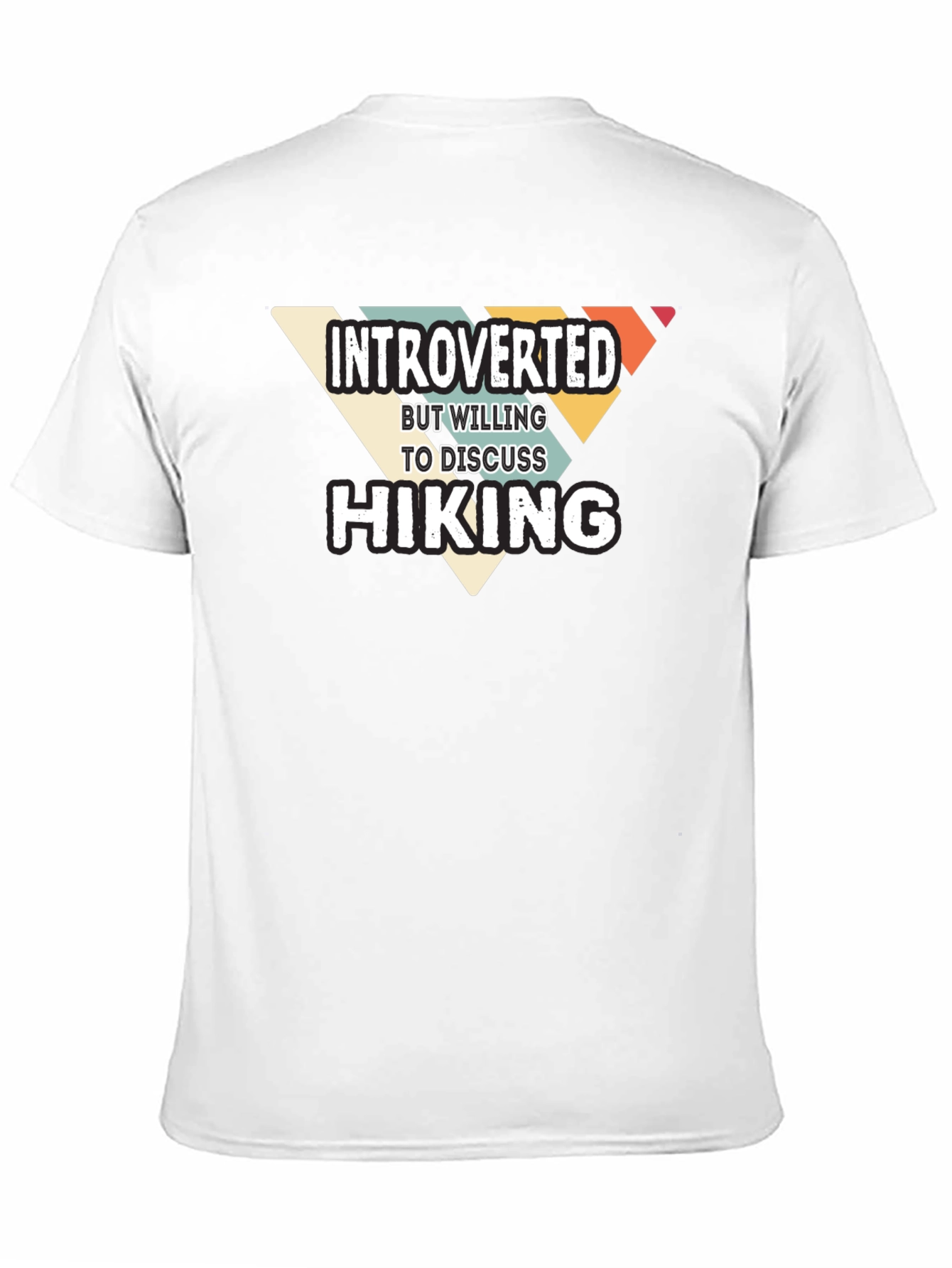Introverted Hiking Graphic T-Shirt