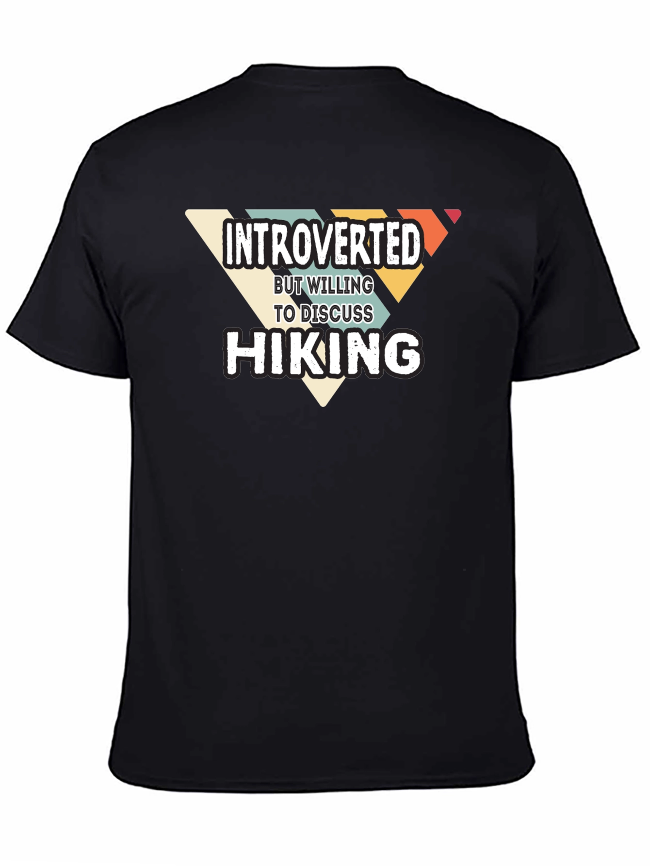 Introverted Hiking Graphic T-Shirt