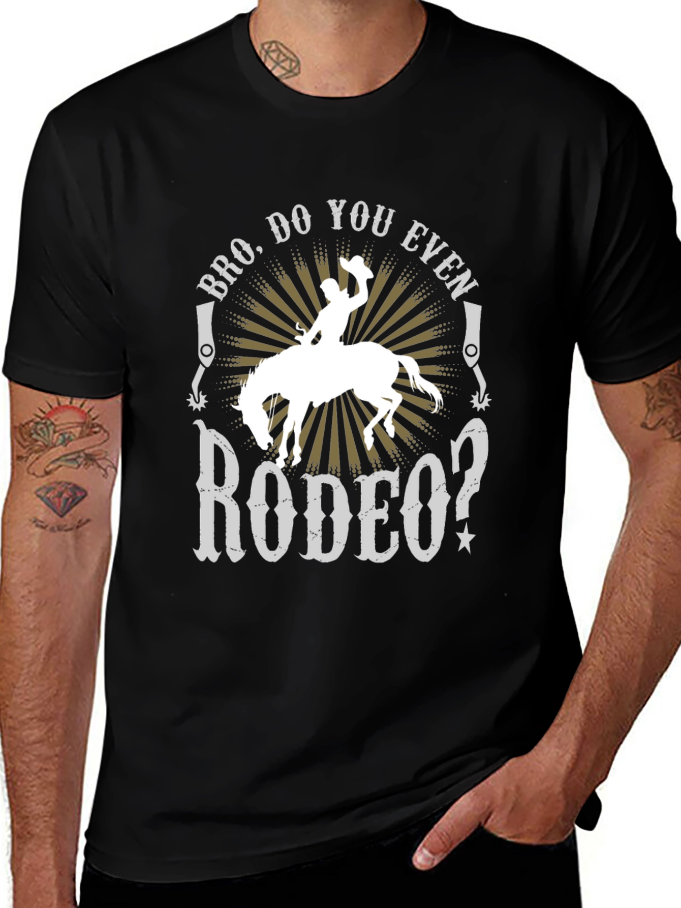 Bro Do You Even Rodeo Graphic T-Shirt