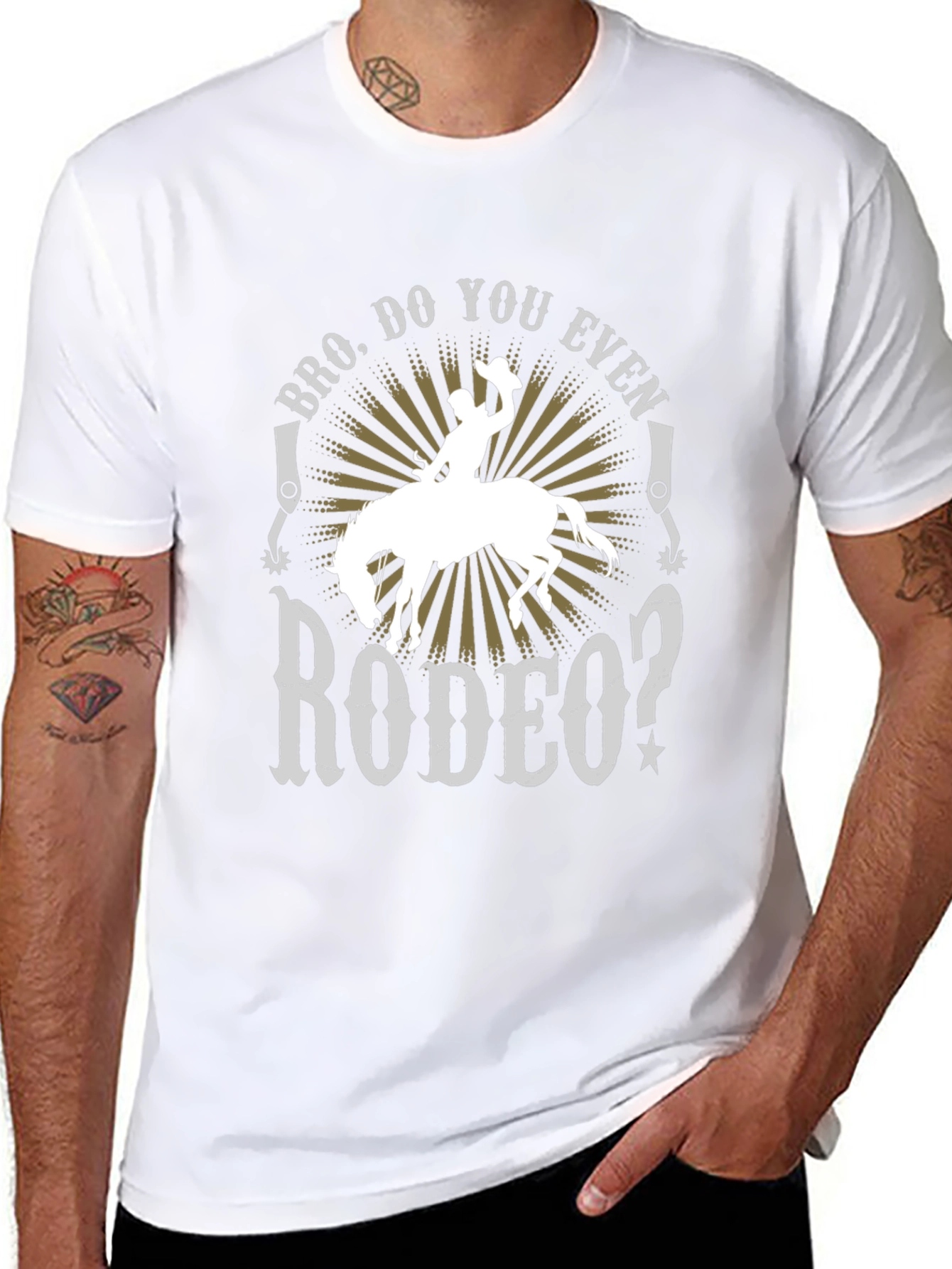 Bro Do You Even Rodeo Graphic T-Shirt