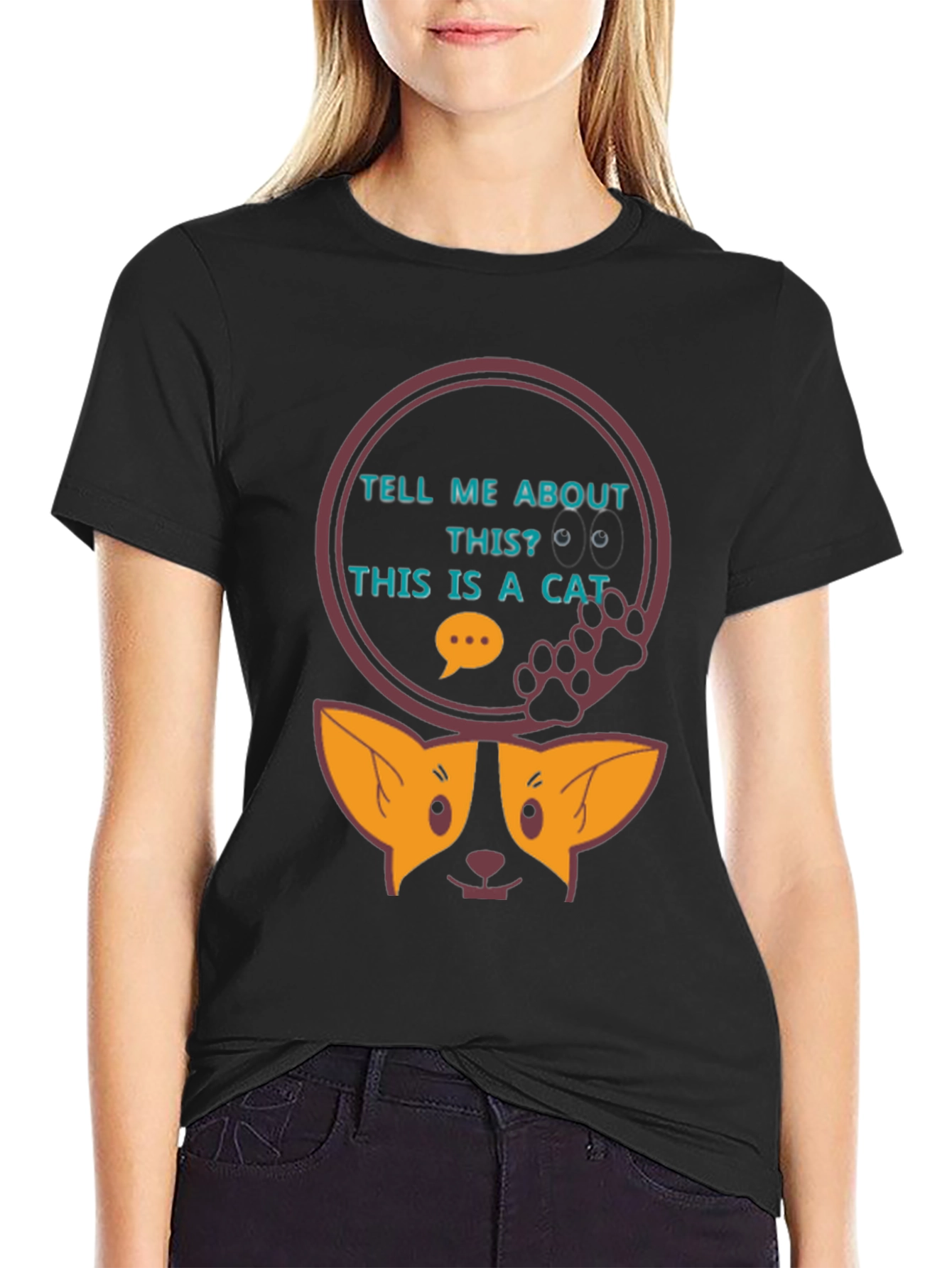 Tell Me About This? Cat Tee