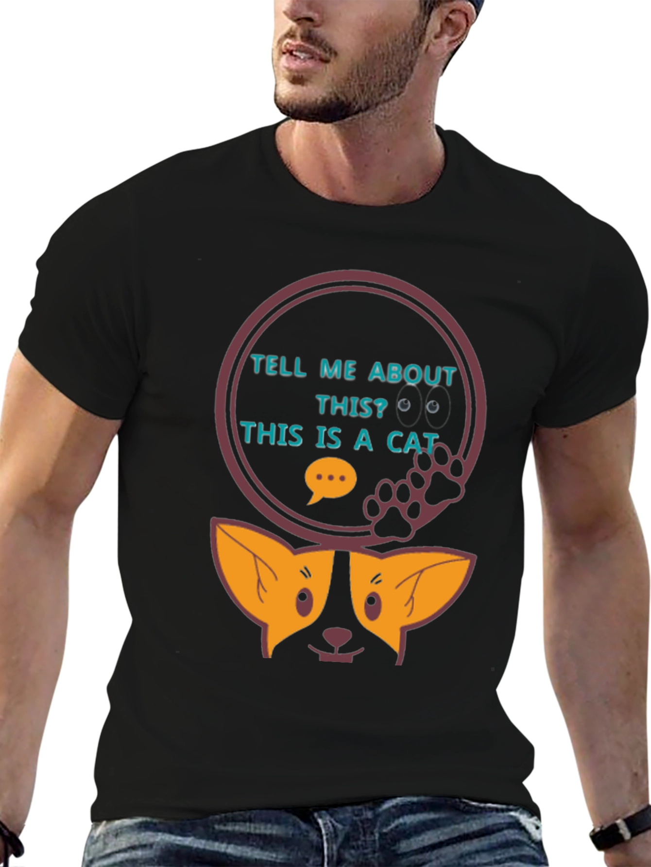 Tell Me About This? Cat Tee