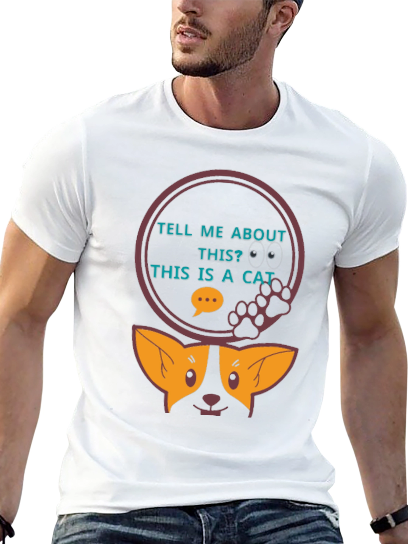 Tell Me About This? Cat Tee