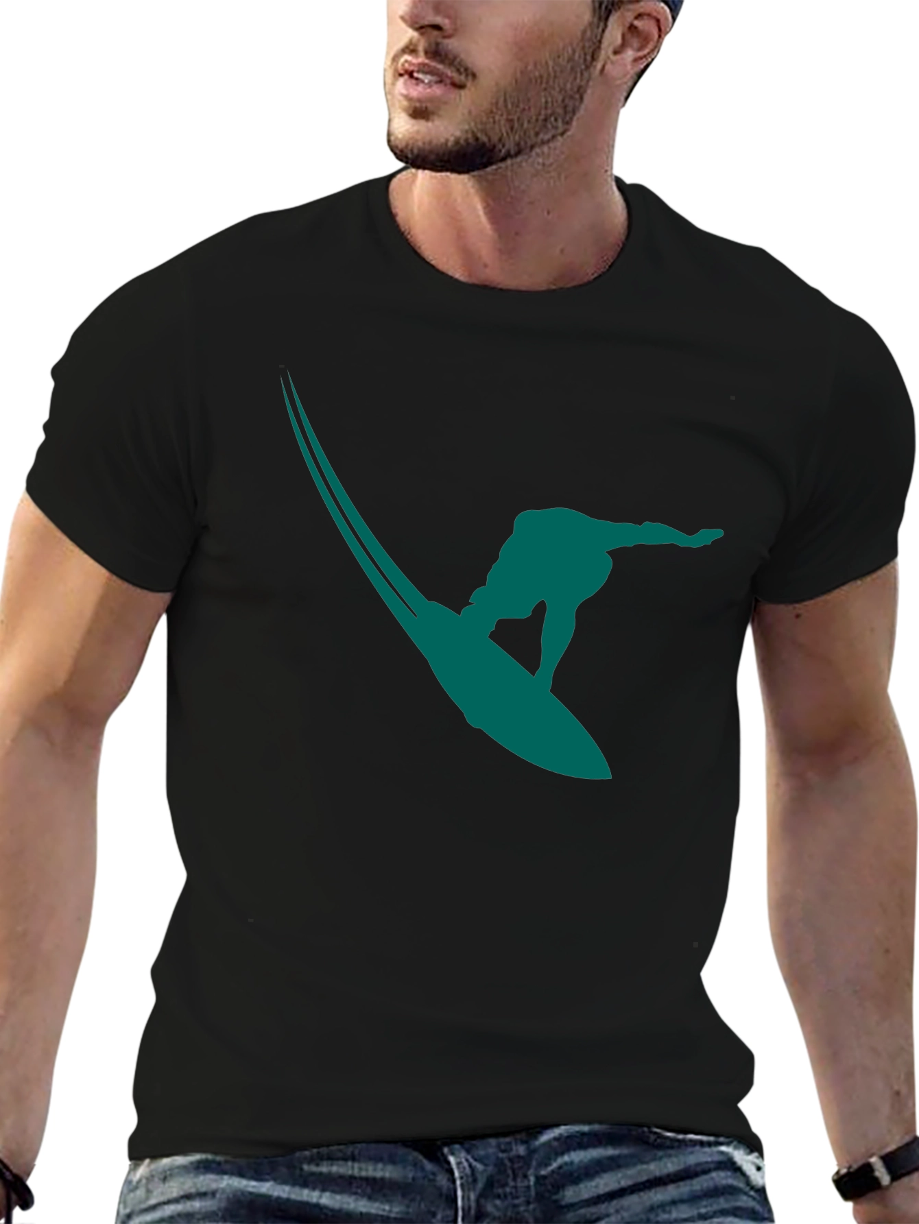 Surfer Graphic Tee - Stylish Casual Wear