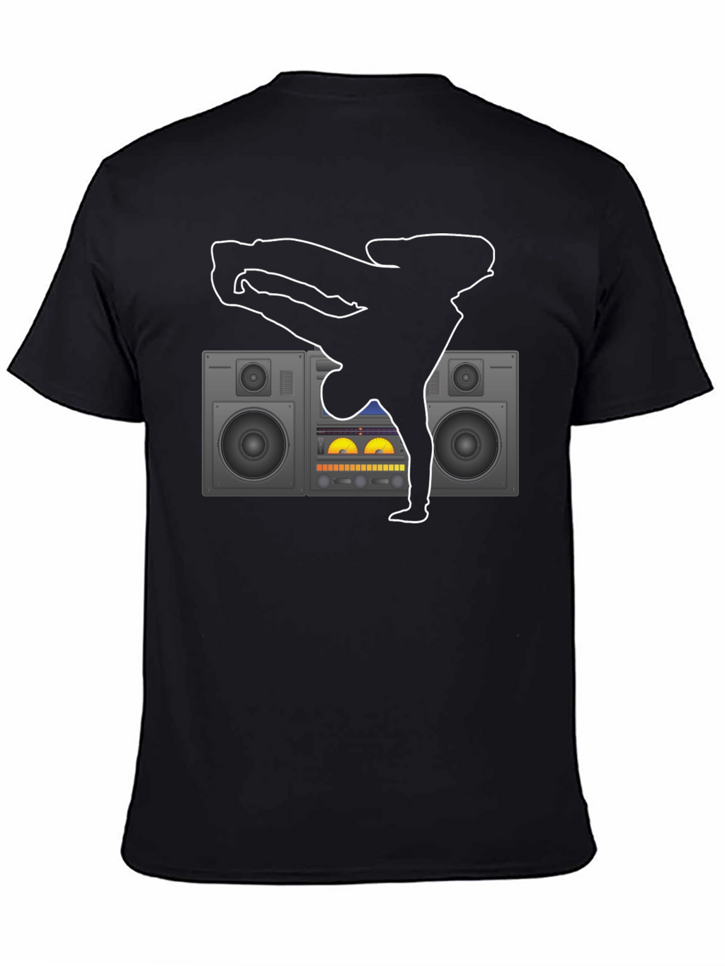 Breakdance & Boombox Graphic T-Shirt