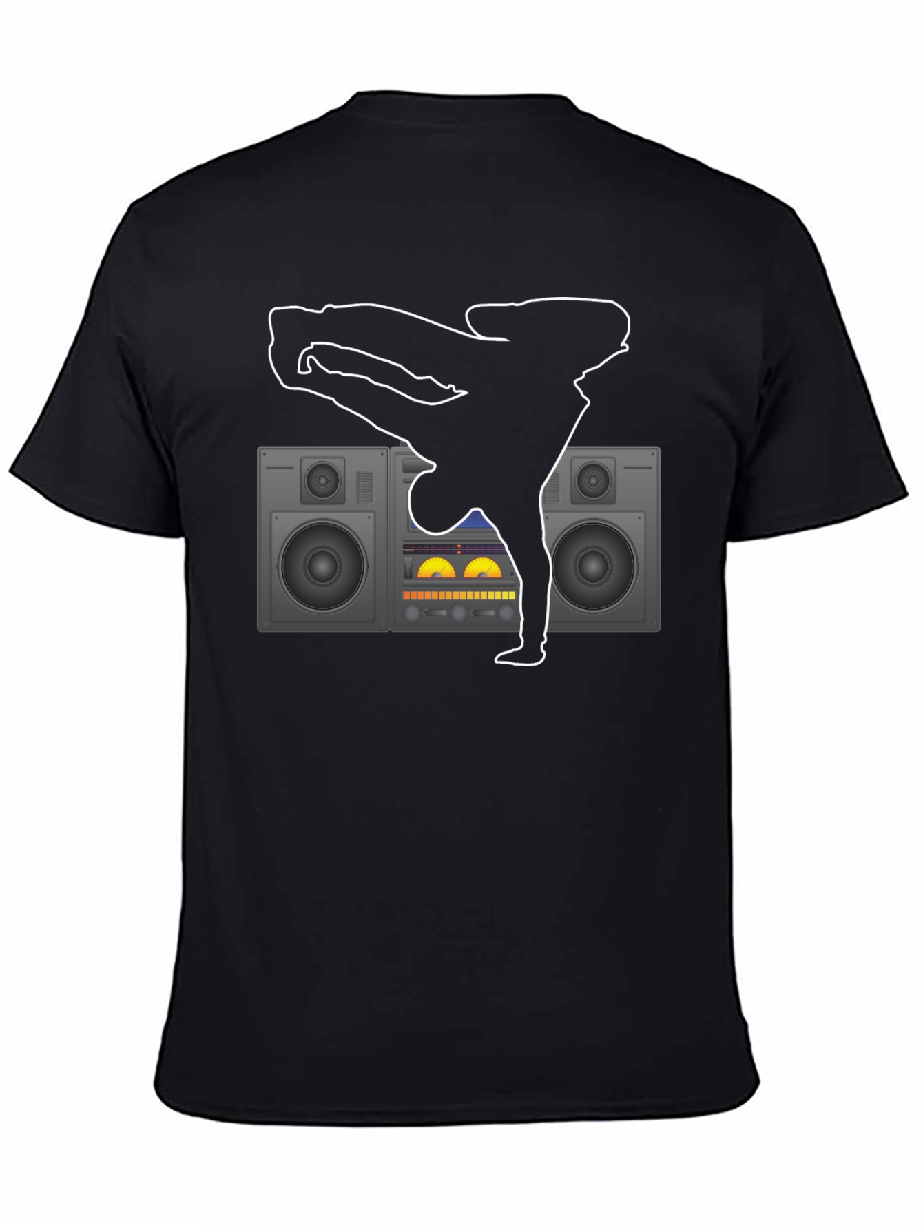 Breakdance & Boombox Graphic T-Shirt