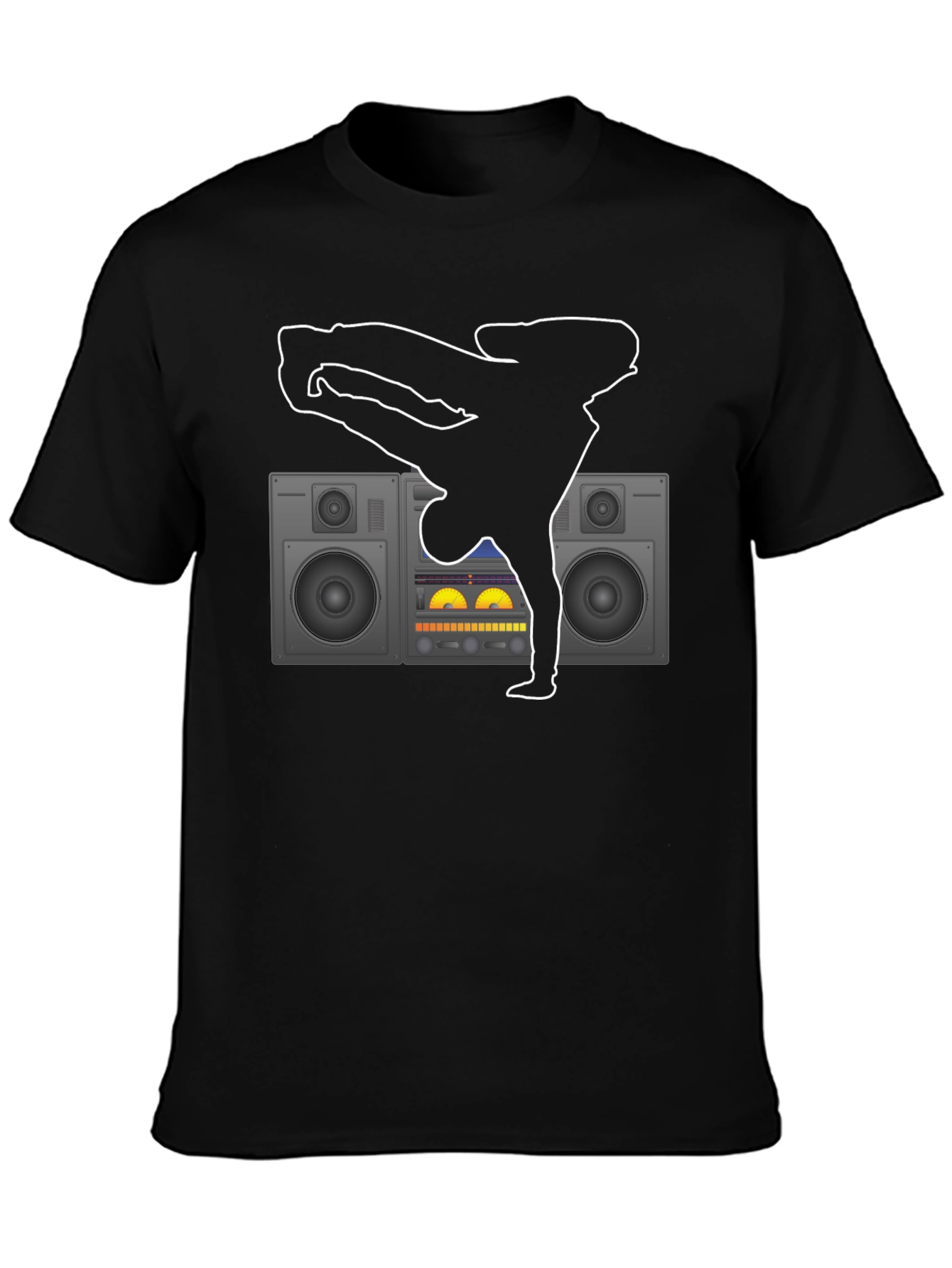 Breakdance & Boombox Graphic T-Shirt