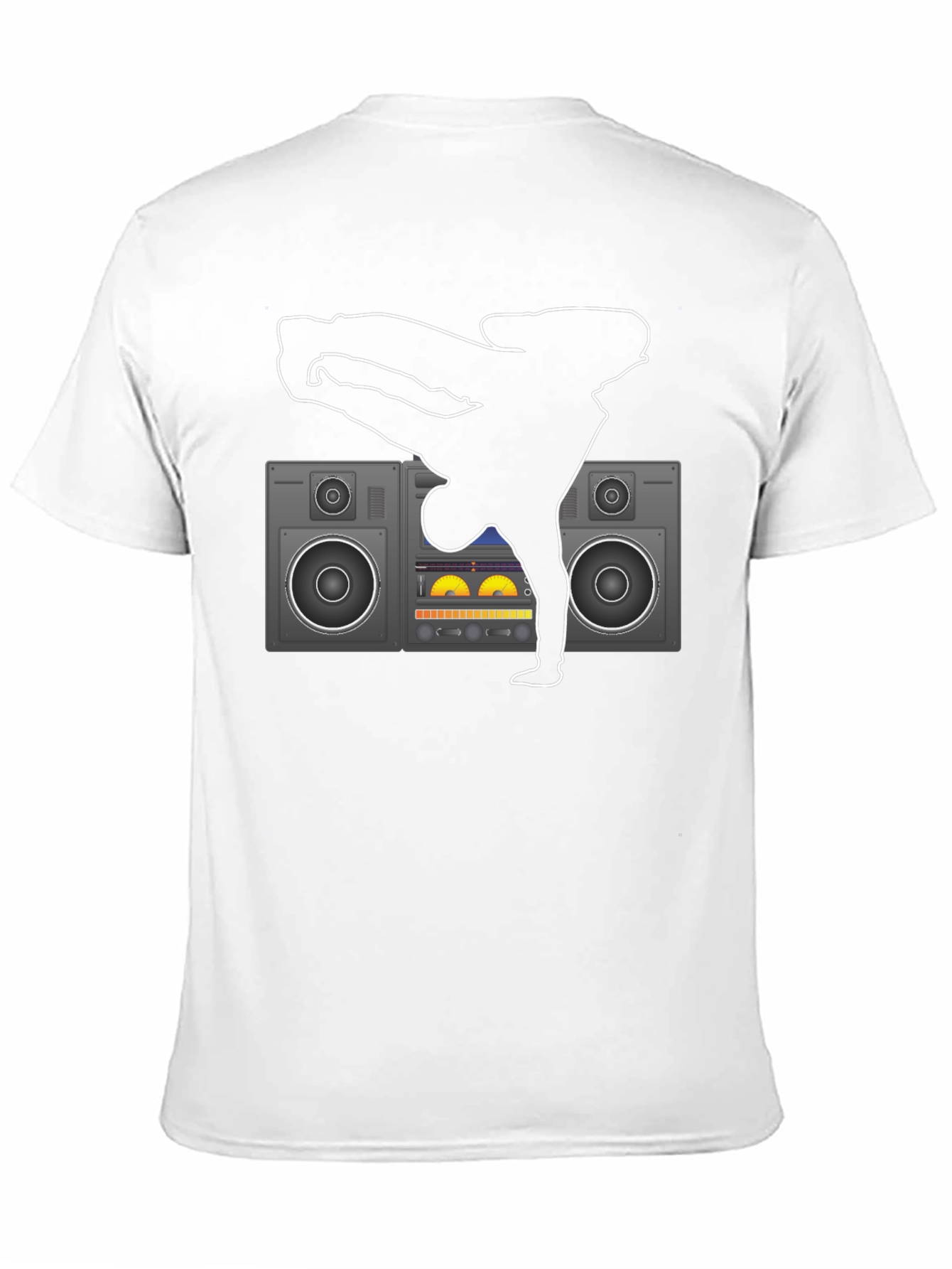 Breakdance & Boombox Graphic T-Shirt