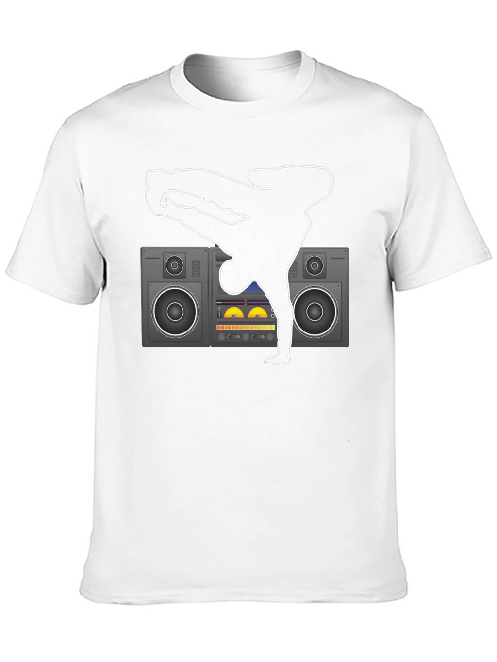 Breakdance & Boombox Graphic T-Shirt