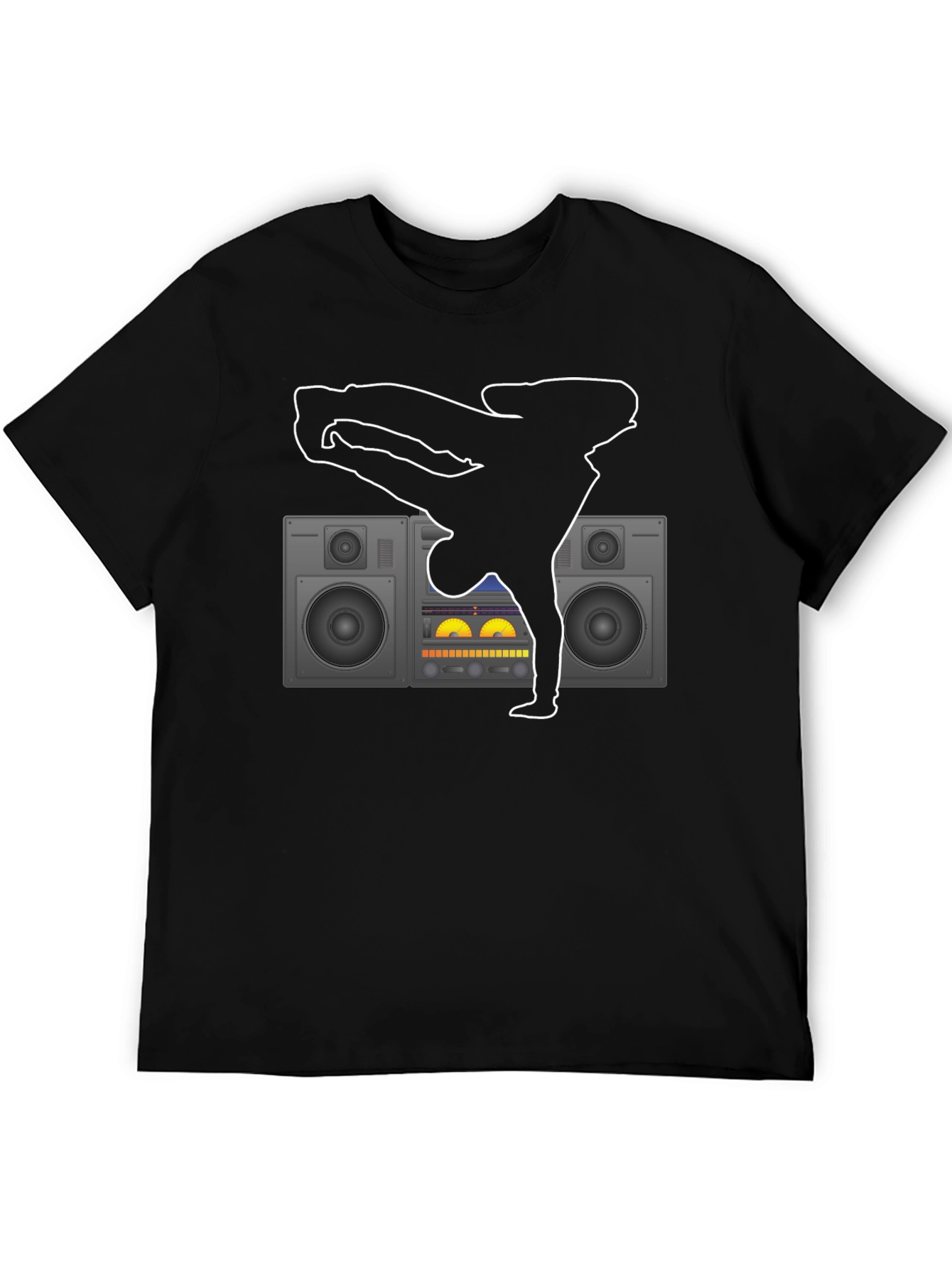 Breakdance & Boombox Graphic T-Shirt