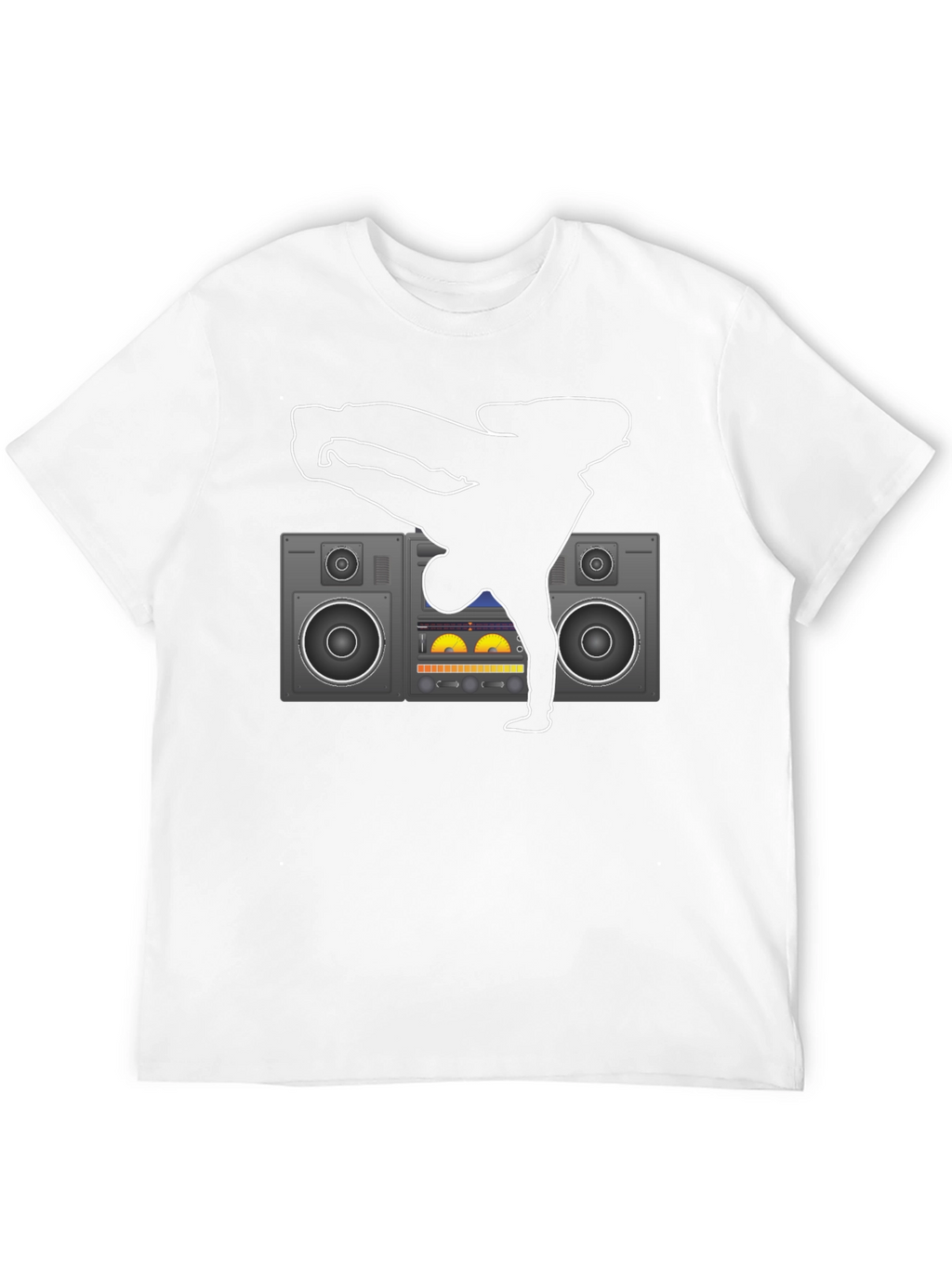 Breakdance & Boombox Graphic T-Shirt