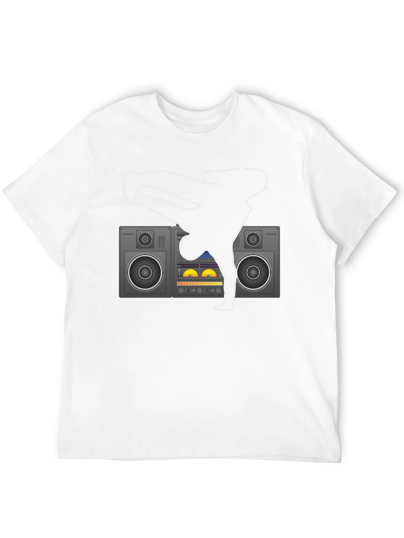 Breakdance & Boombox Graphic T-Shirt