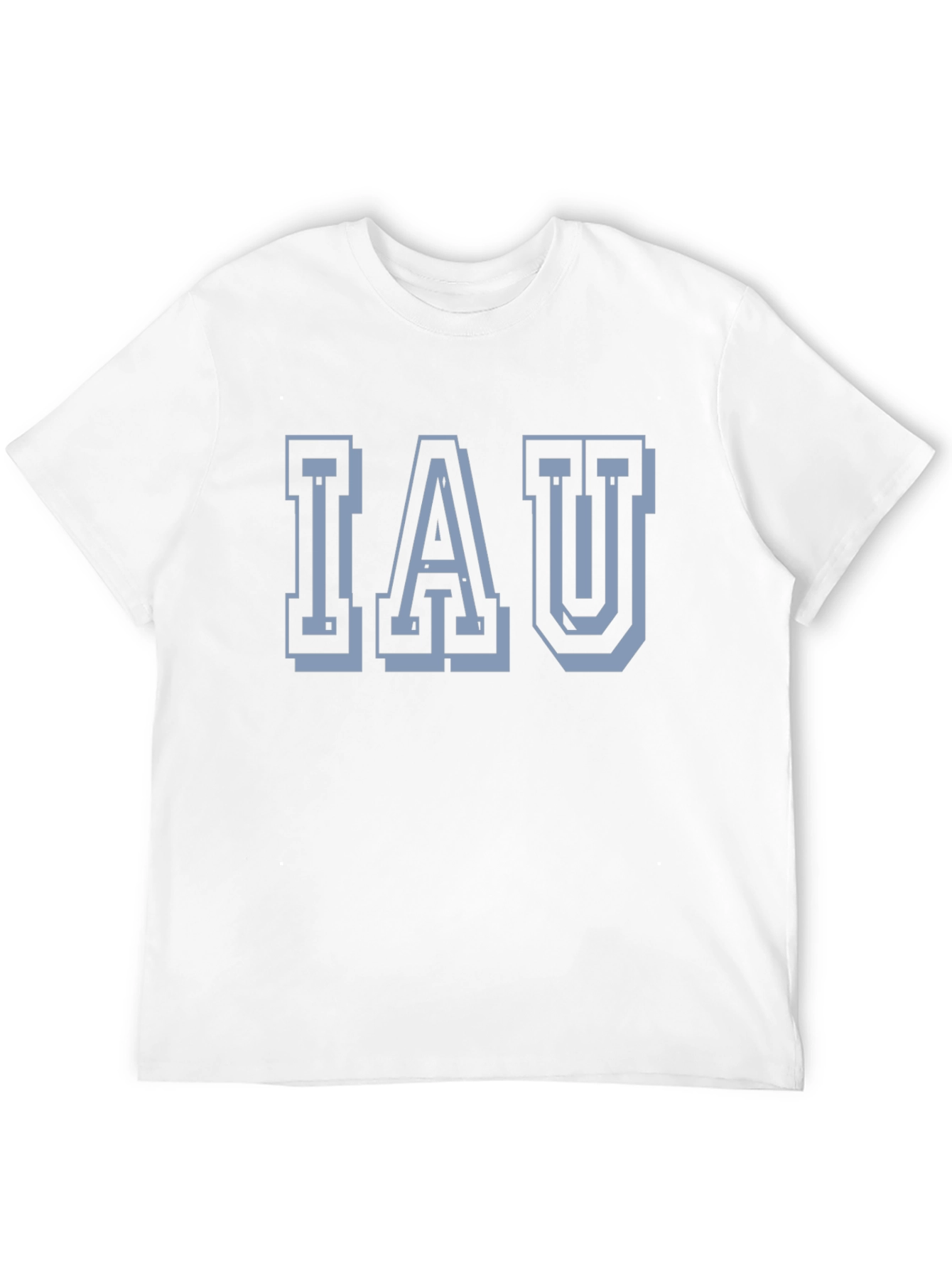 IAU Graphic Tee - Collegiate Style Soft Cotton Shirt