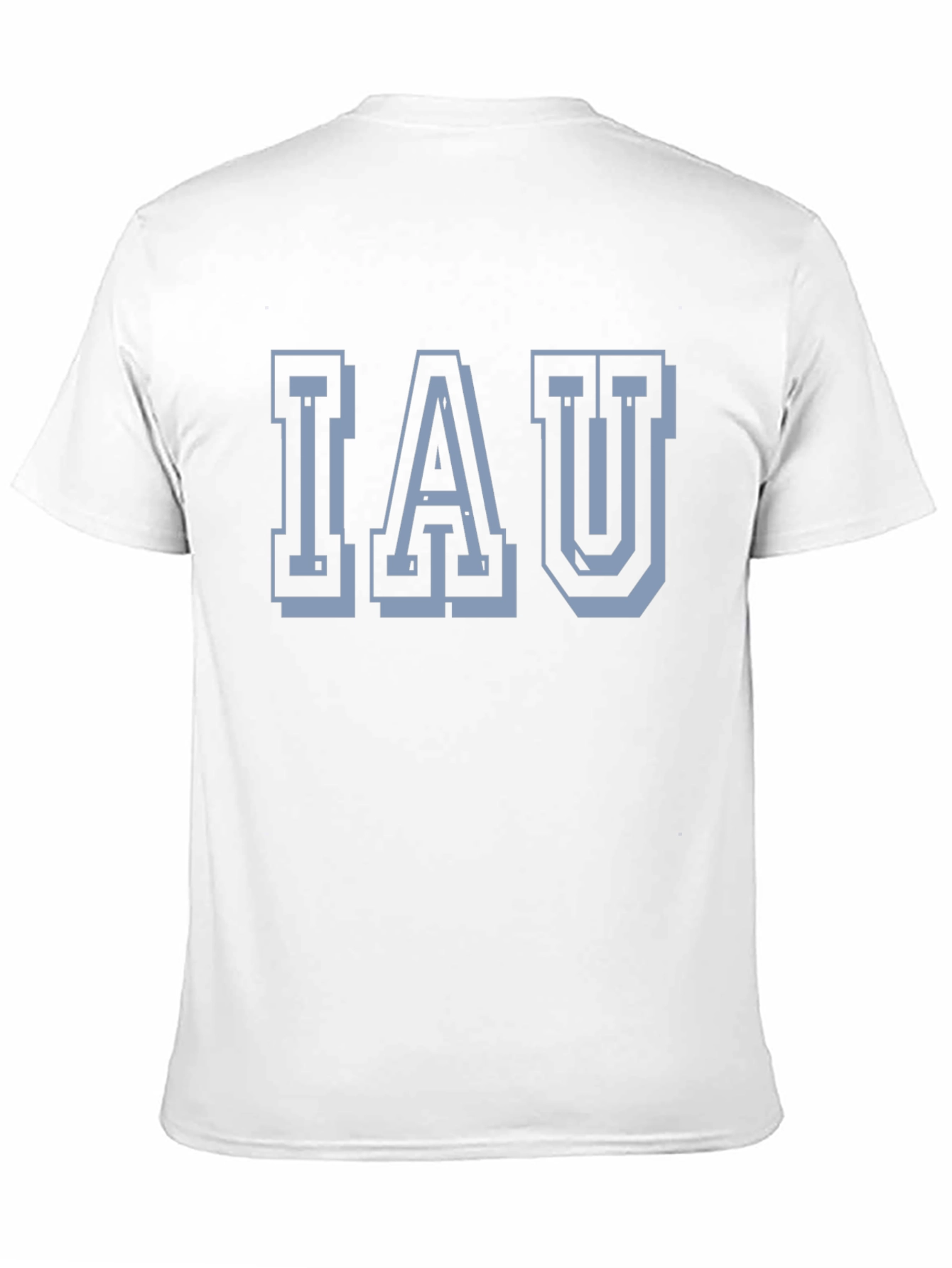 IAU Graphic Tee - Collegiate Style Soft Cotton Shirt