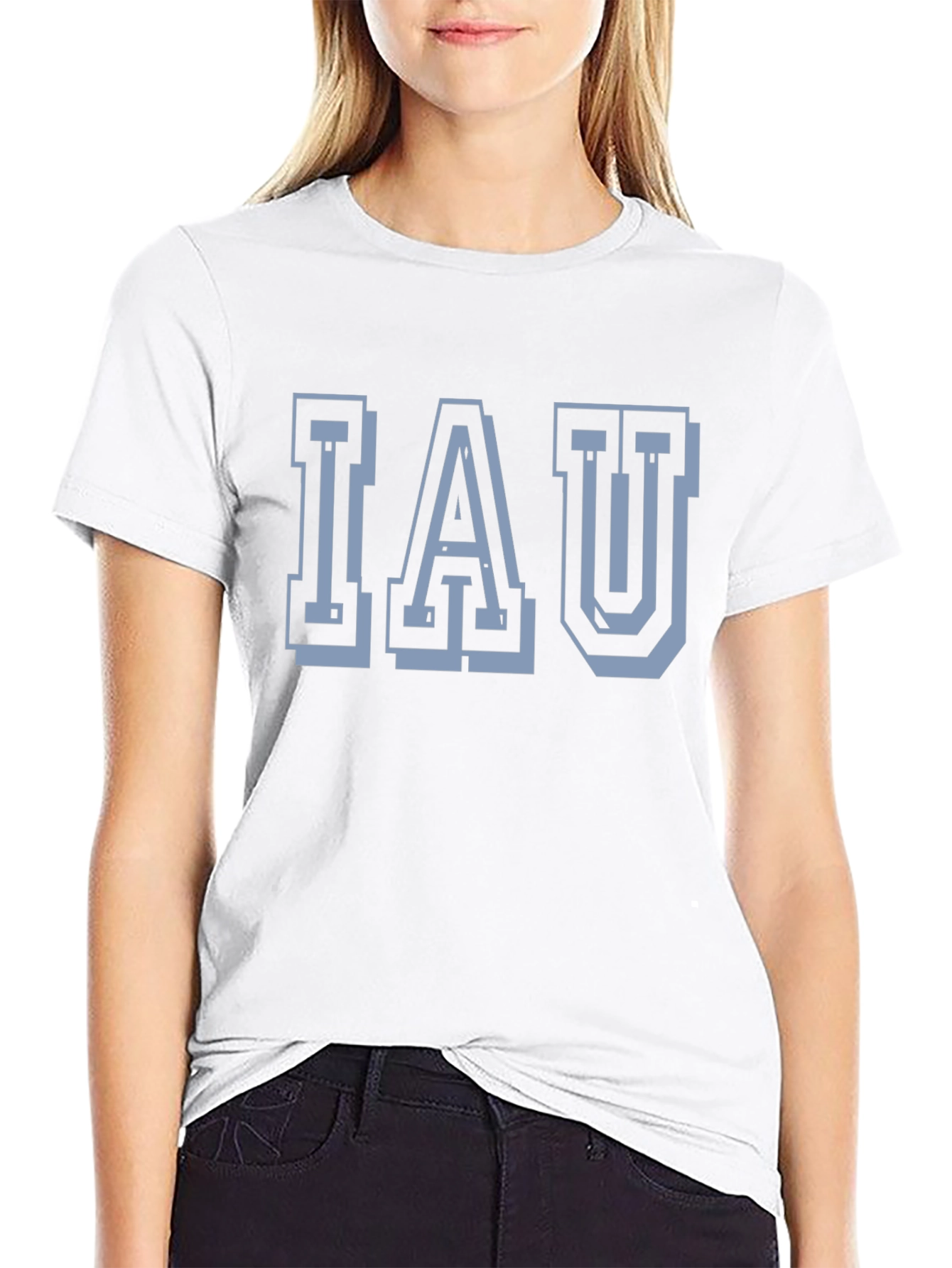 IAU Graphic Tee - Collegiate Style Soft Cotton Shirt